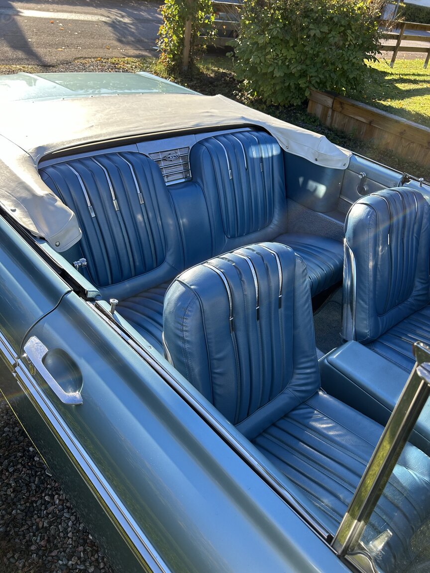 Interiörbild 1962 Ford Galaxie 500 XL Sunliner
