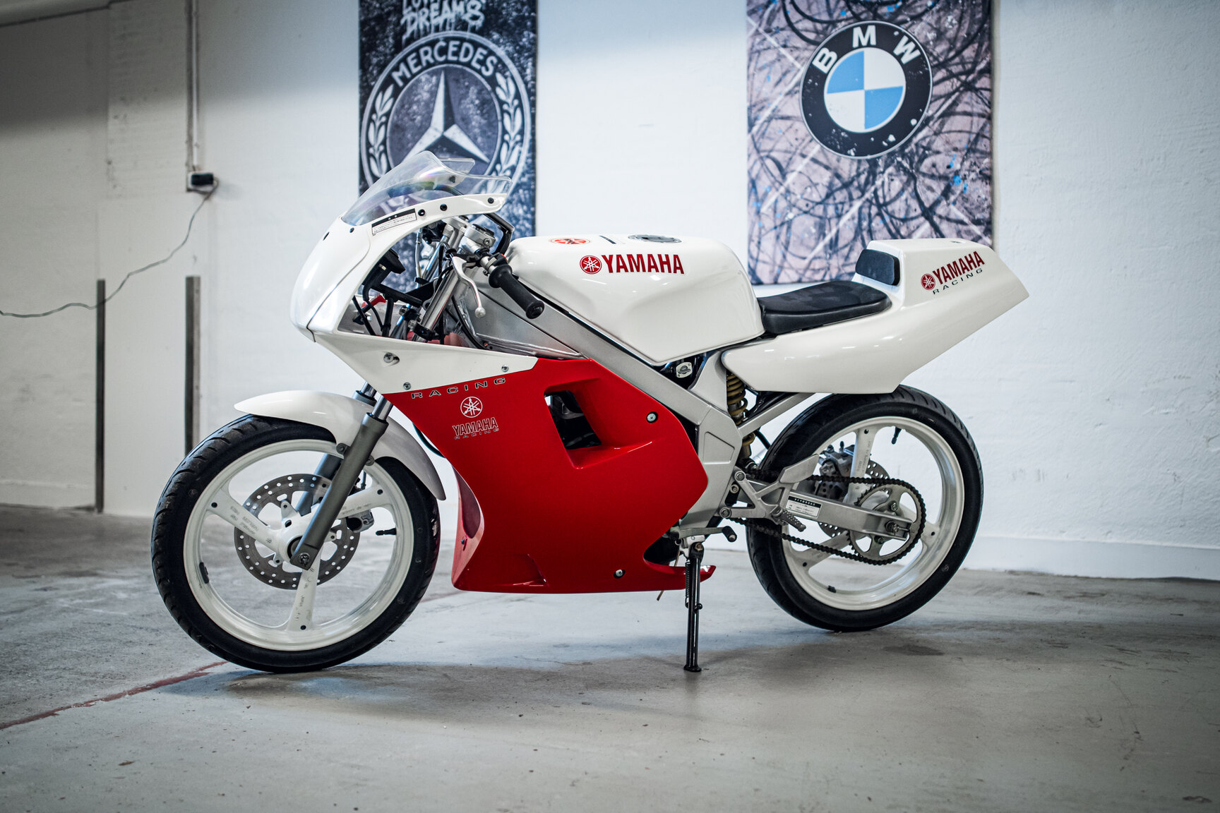 Exteriörbild på 1990 Yamaha TZ50 Racing