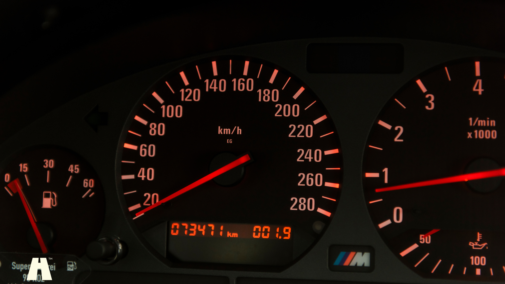 Interiörbild 1994 BMW E36 M3