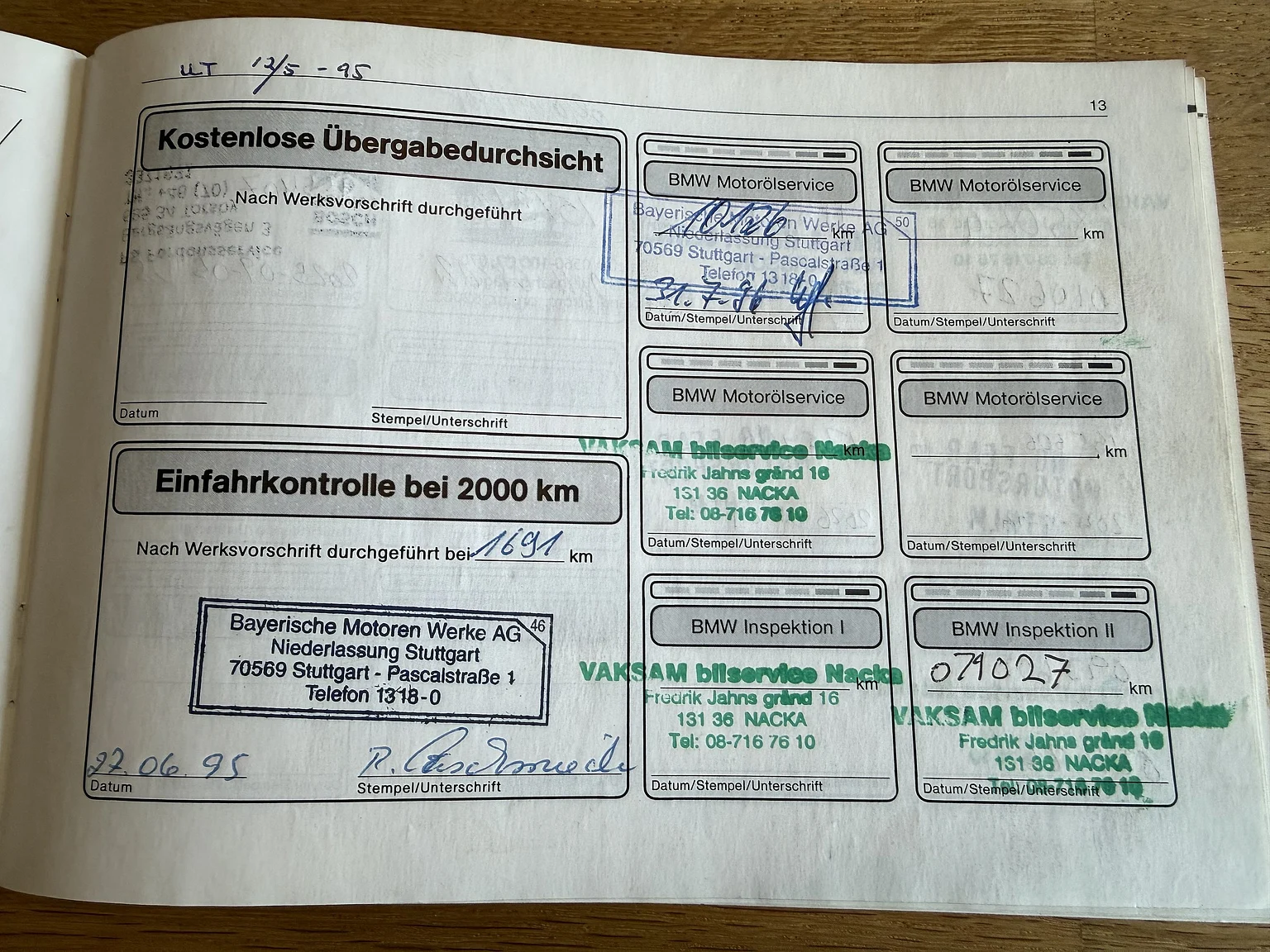Dokumentation, 1994 BMW 840Ci (4)