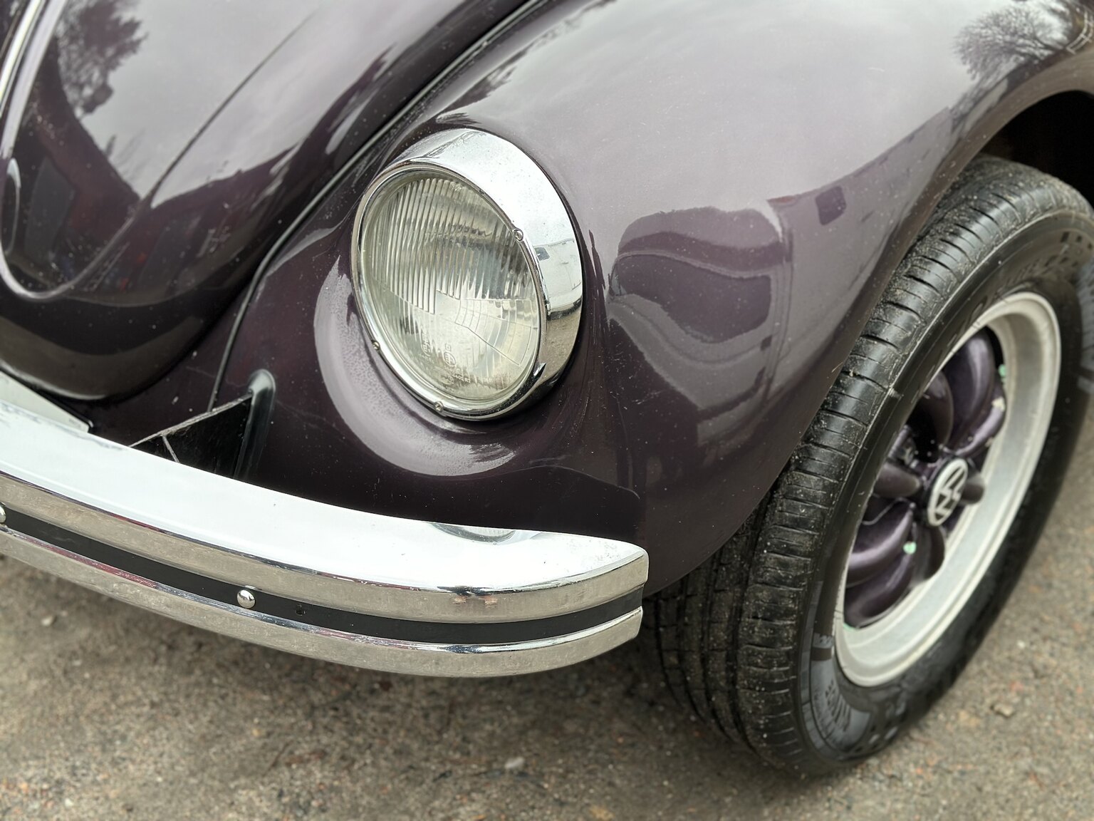 Exteriörbild på 1968 Volkswagen Beetle 1500 Cabriolet