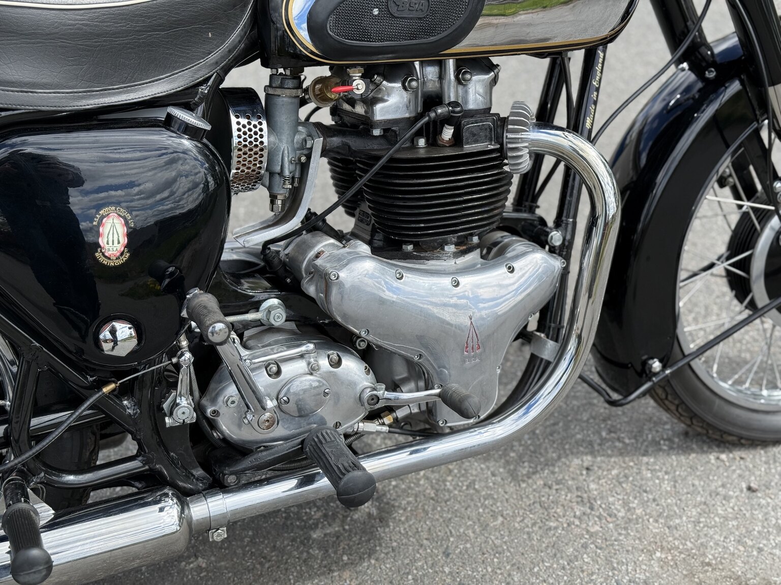 Exterior image of 1956 BSA 650 Golden Flash
