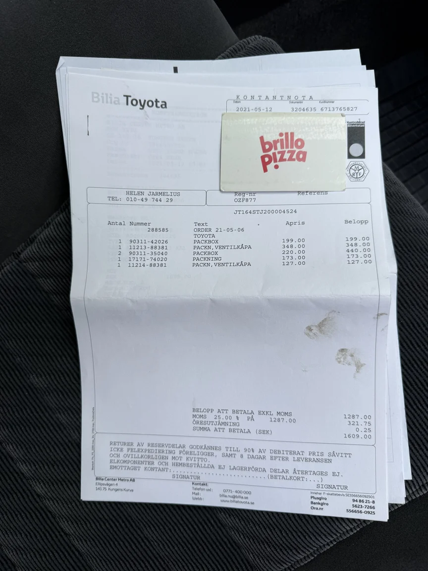 Dokumentation för 1990 Toyota Celica (15)