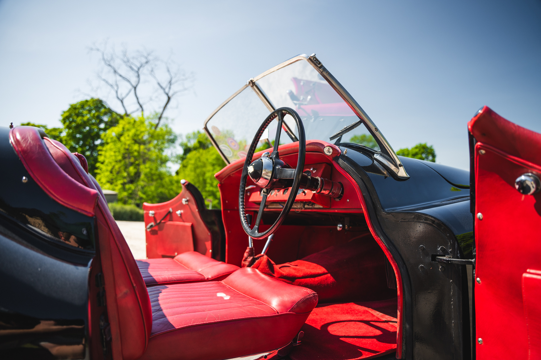 Interiörbild 1951 Jaguar XK 120