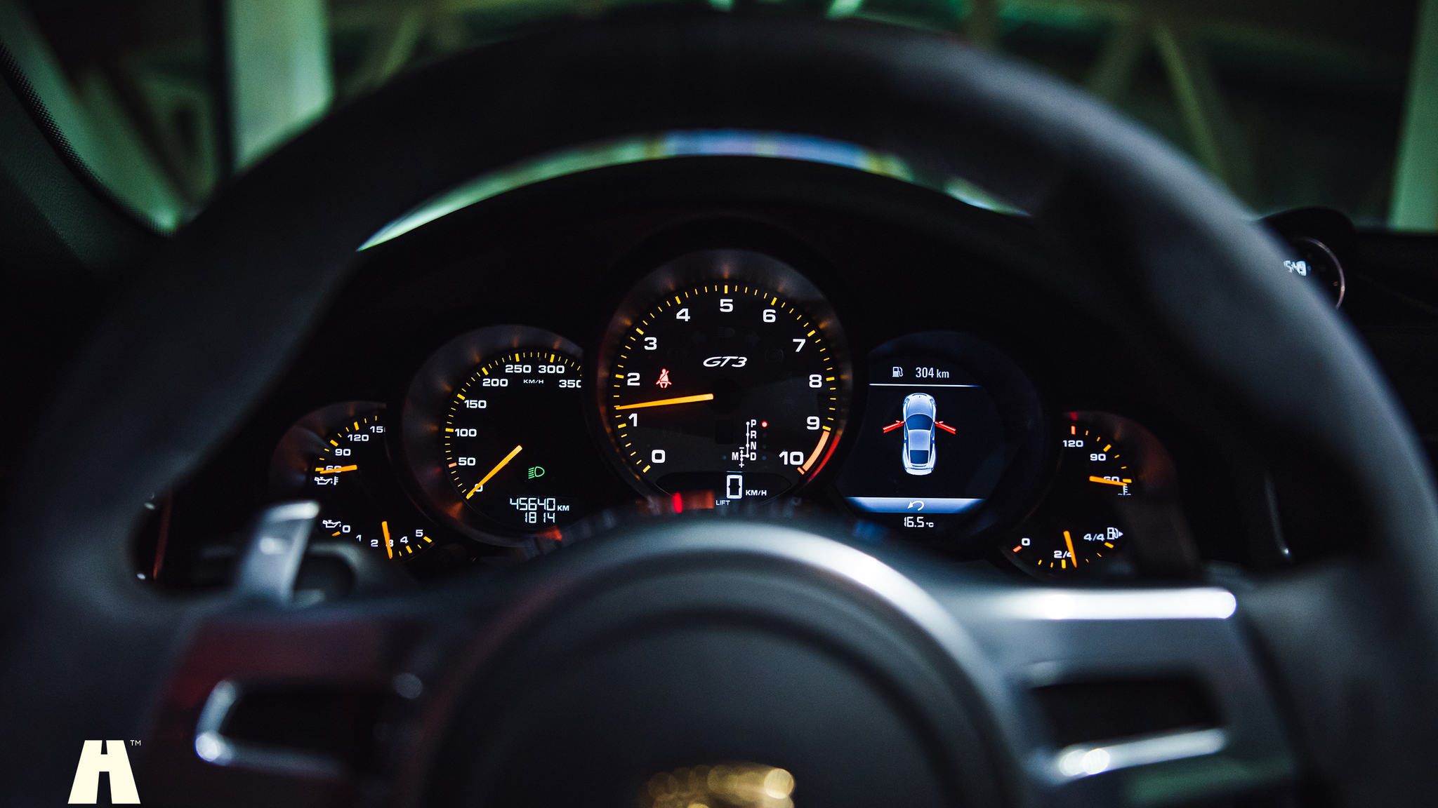 Interiörbild 2015 Porsche 991 GT3 2015