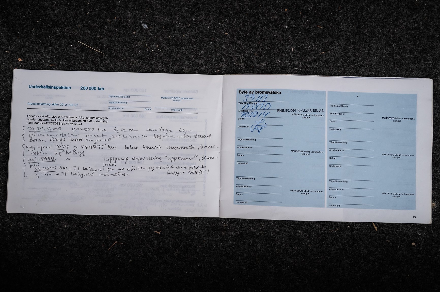 Documentation for 1985 Mercedes-Benz 200 Automatic