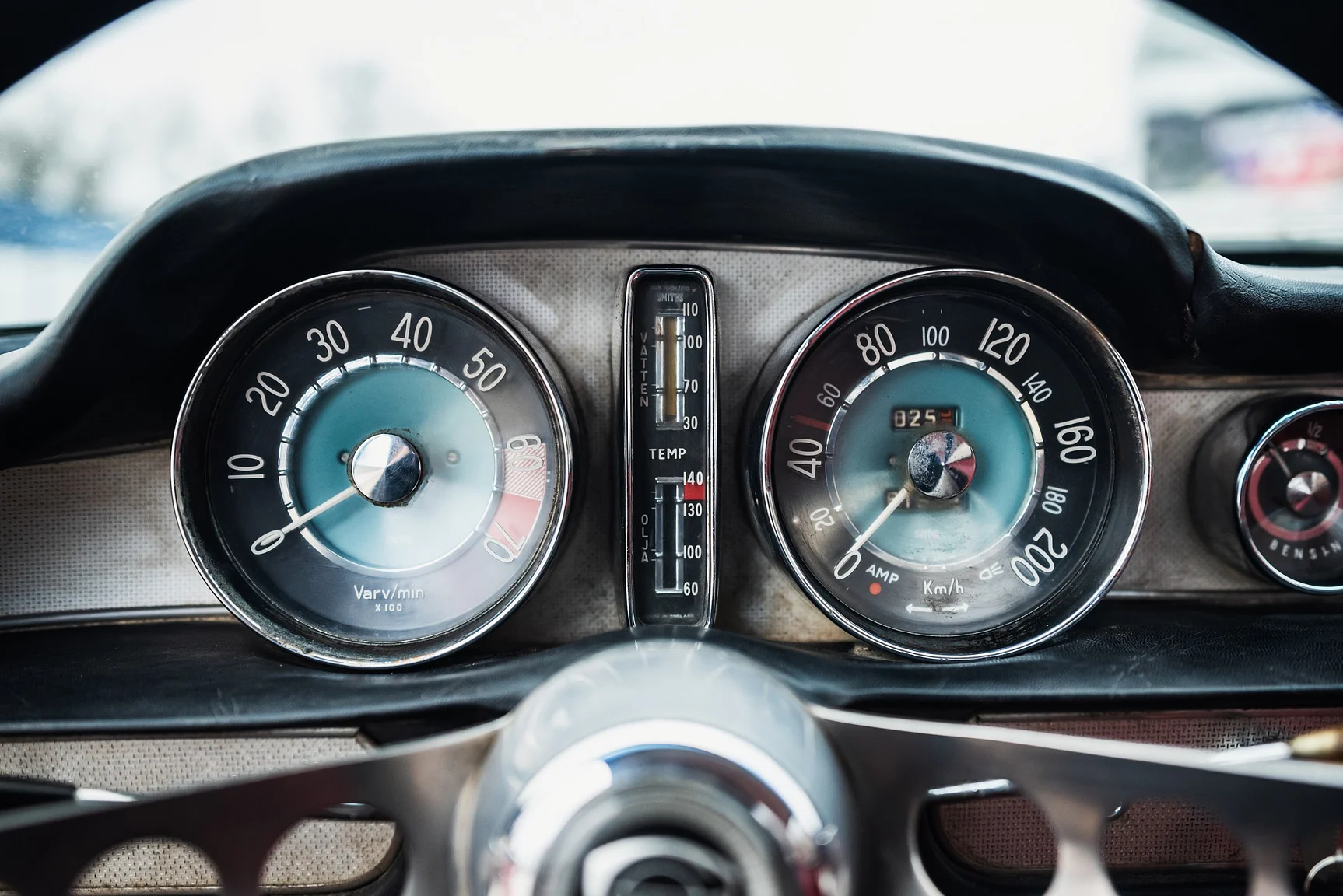 Innenraumfoto von 1964 Volvo P 1800S (24)