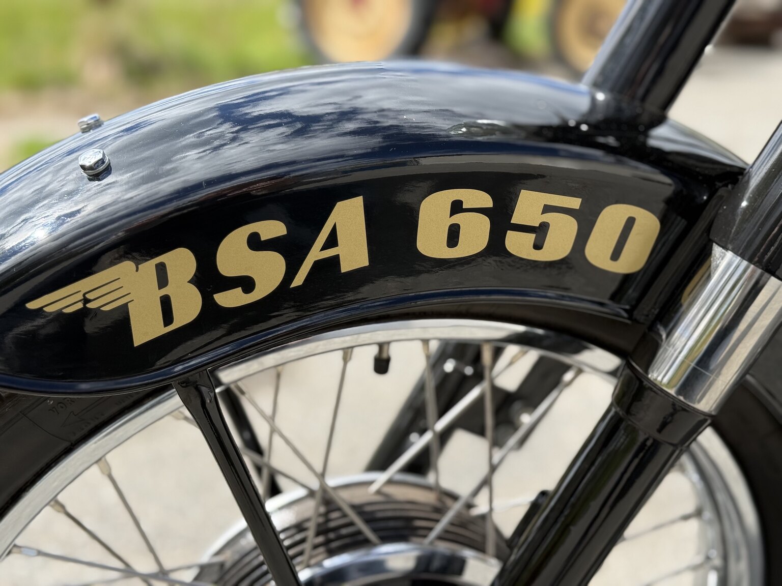 Exterior image of 1956 BSA 650 Golden Flash