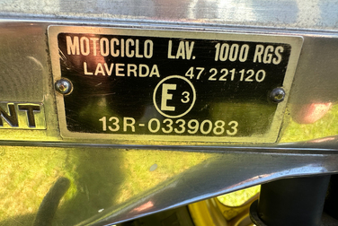 Exteriörbild på 1983 Laverda RGS-1000