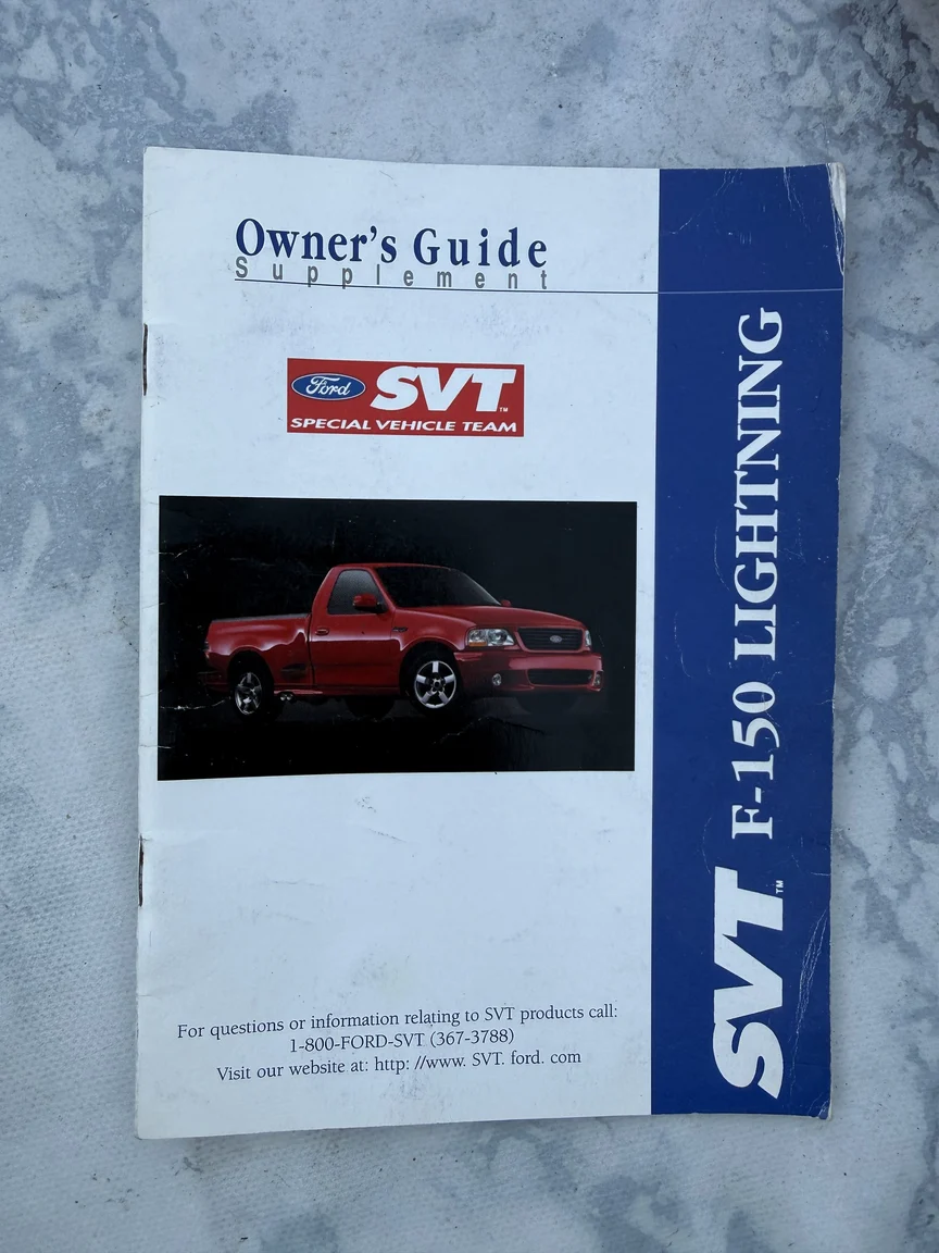 Dokumentation för 2002 Ford F-150 SVT Lightning (4)