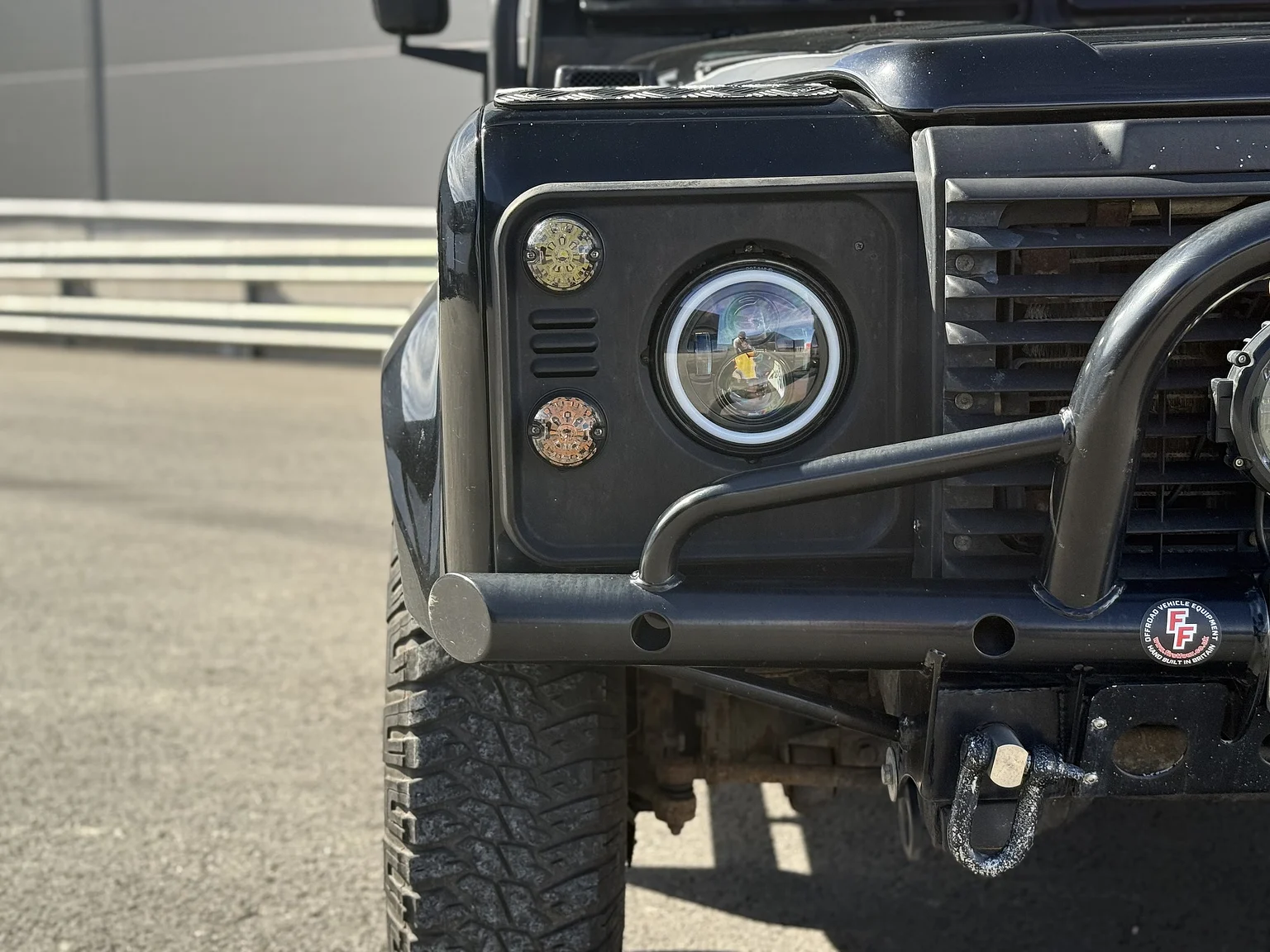 Exterior image of 2000 Land Rover Defender 110 Tomb Raider (17)