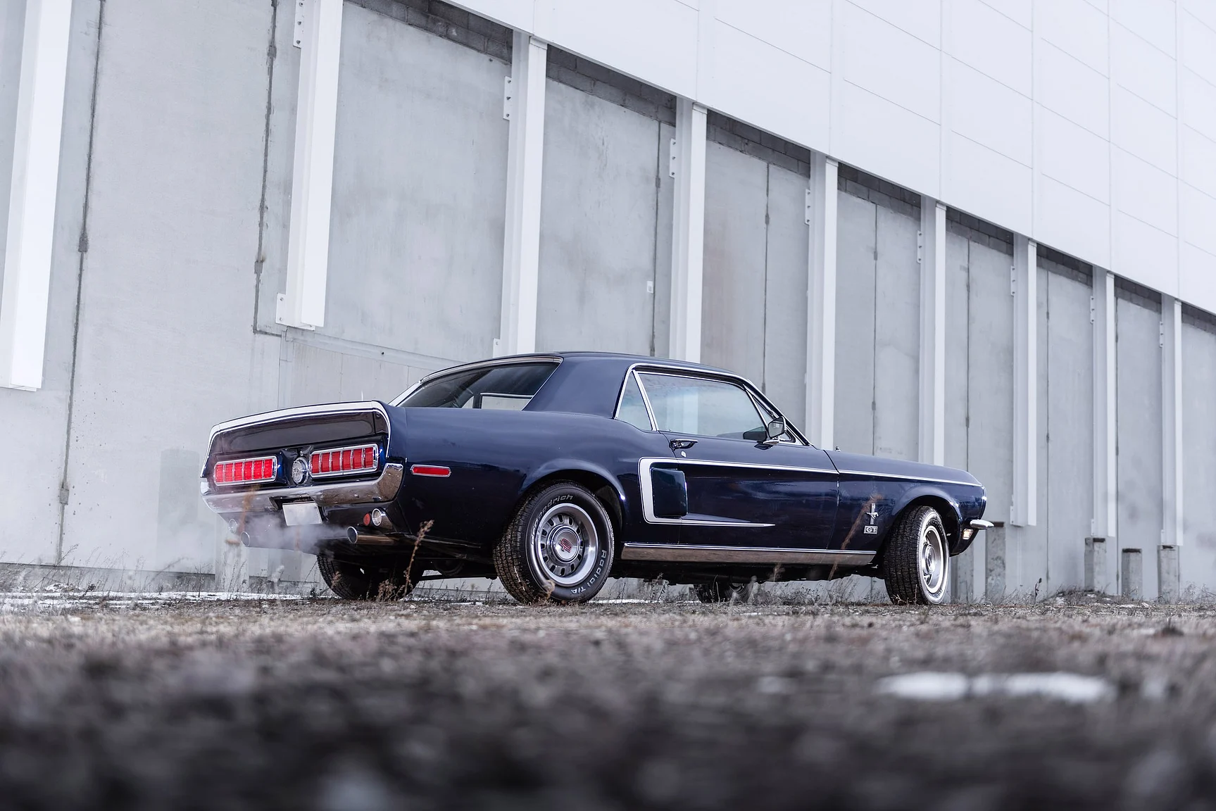 Exteriörbild på 1968 Ford Mustang GTA S-Code (5)