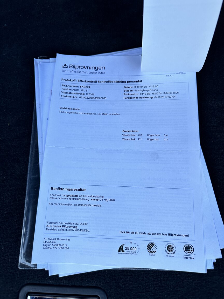Documentation for 2003  Audi RS6 C5