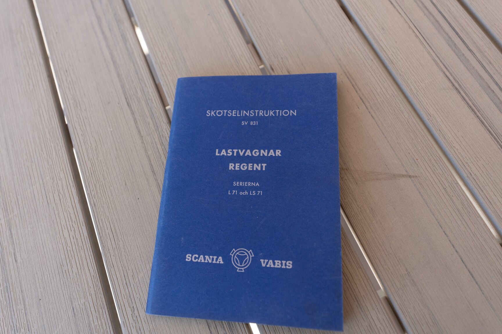 Dokumentation för 1956 Scania Vabis L71