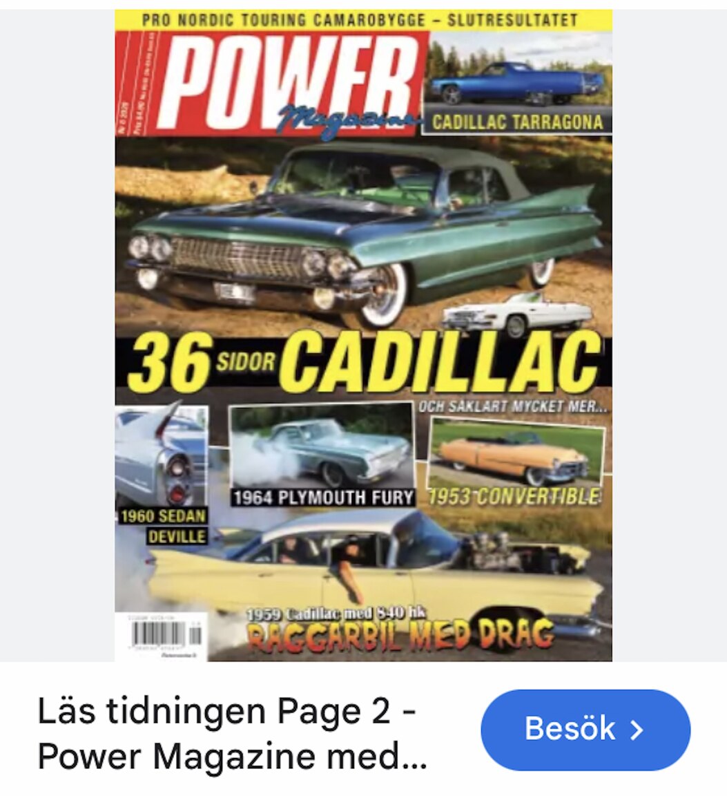 Documentation for 1969 1969 Cadillac Tarragona