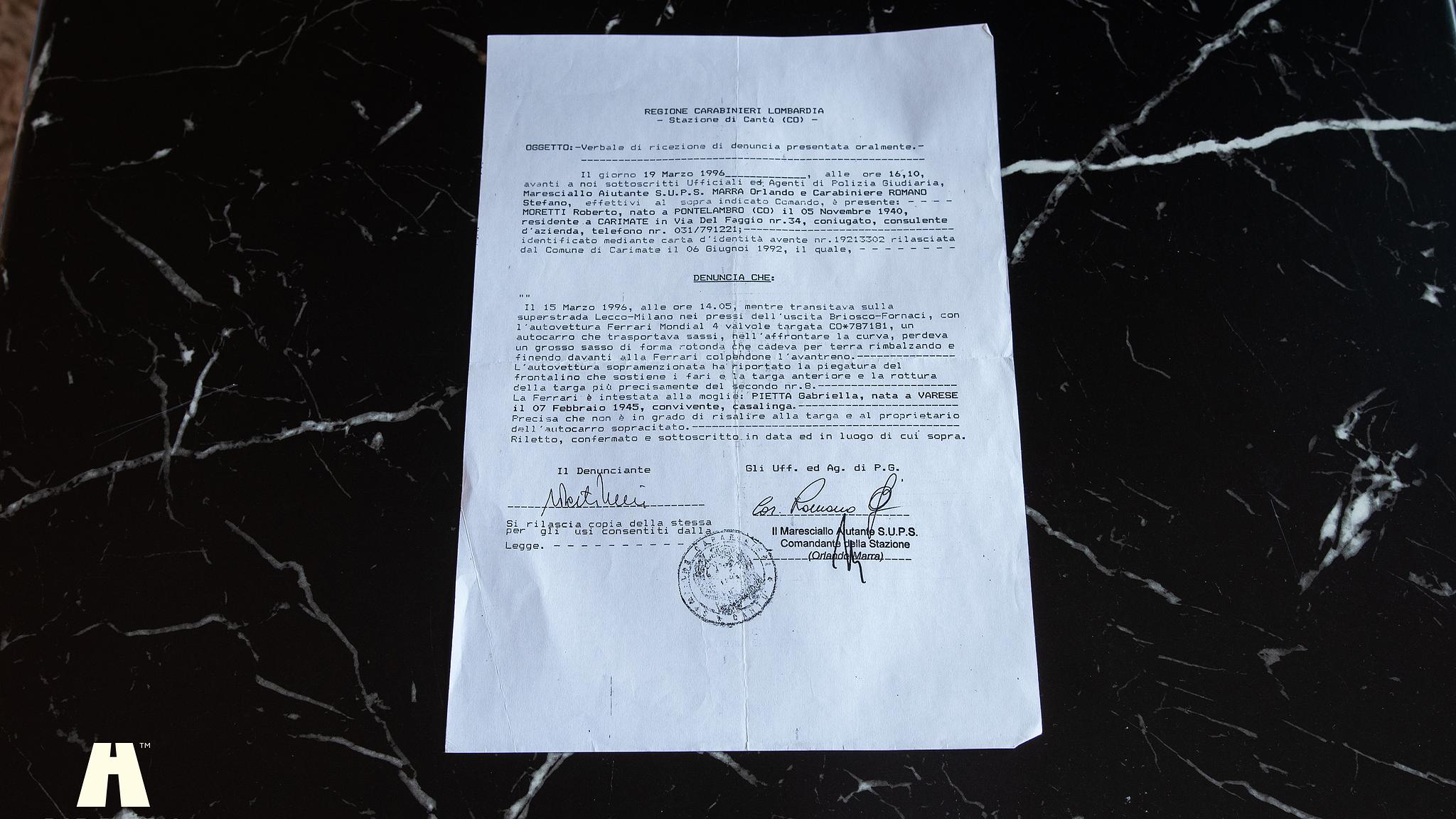 Documentation for 1985 Ferrari Mondial Quattrovalvole Design by Pininfarina (22)