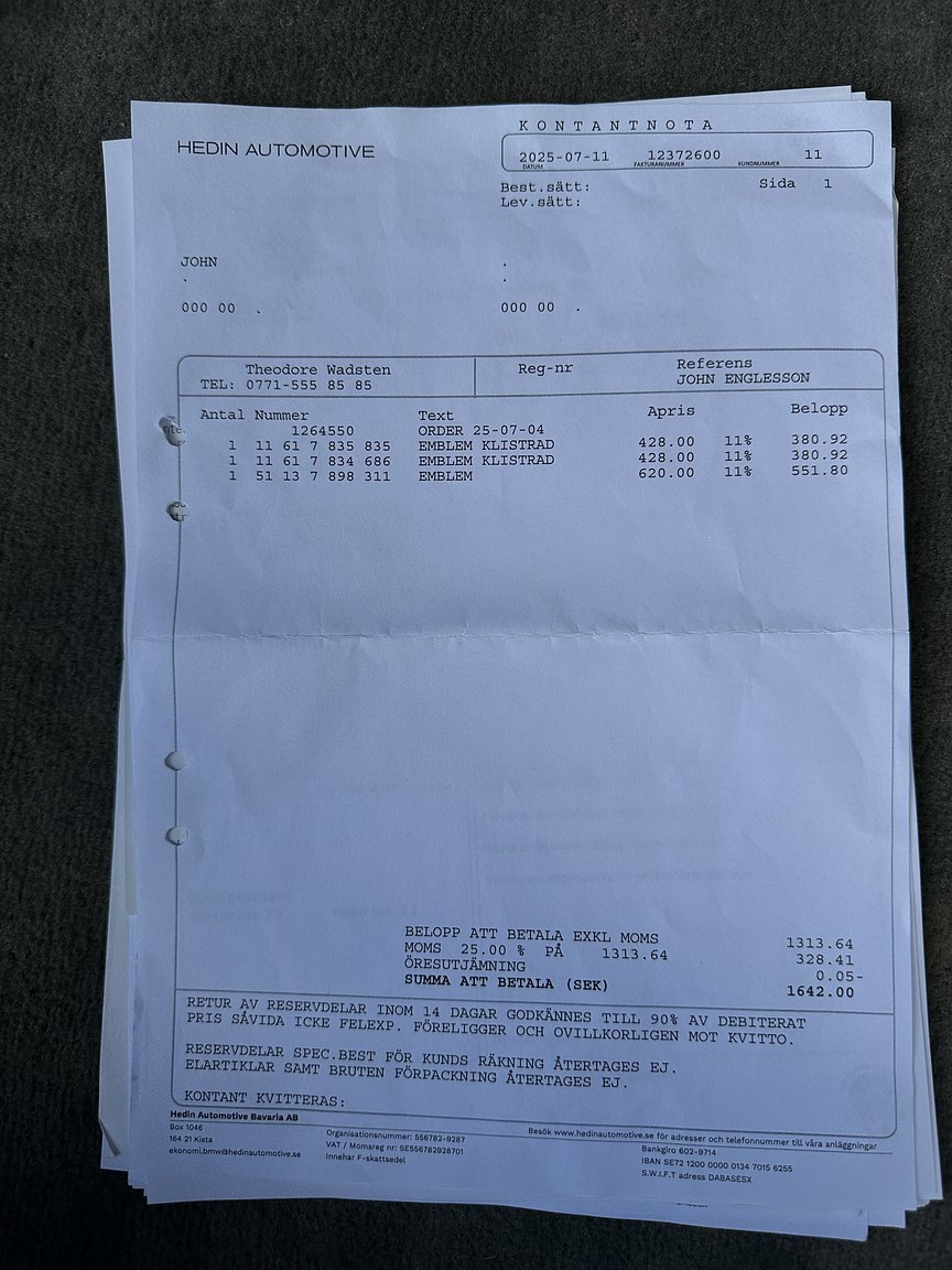 Documentation for 2006 BMW E60 M5