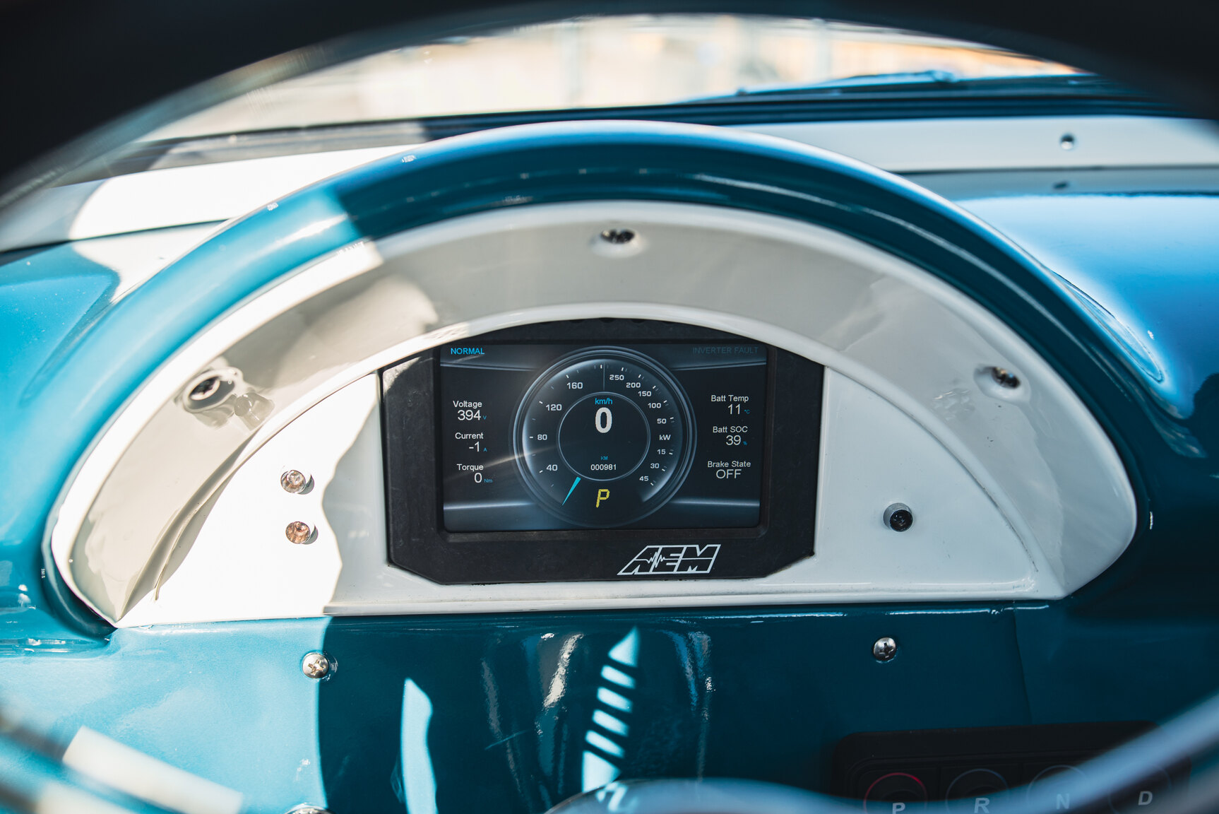 Interiörbild 1956 FORD F100 Electric