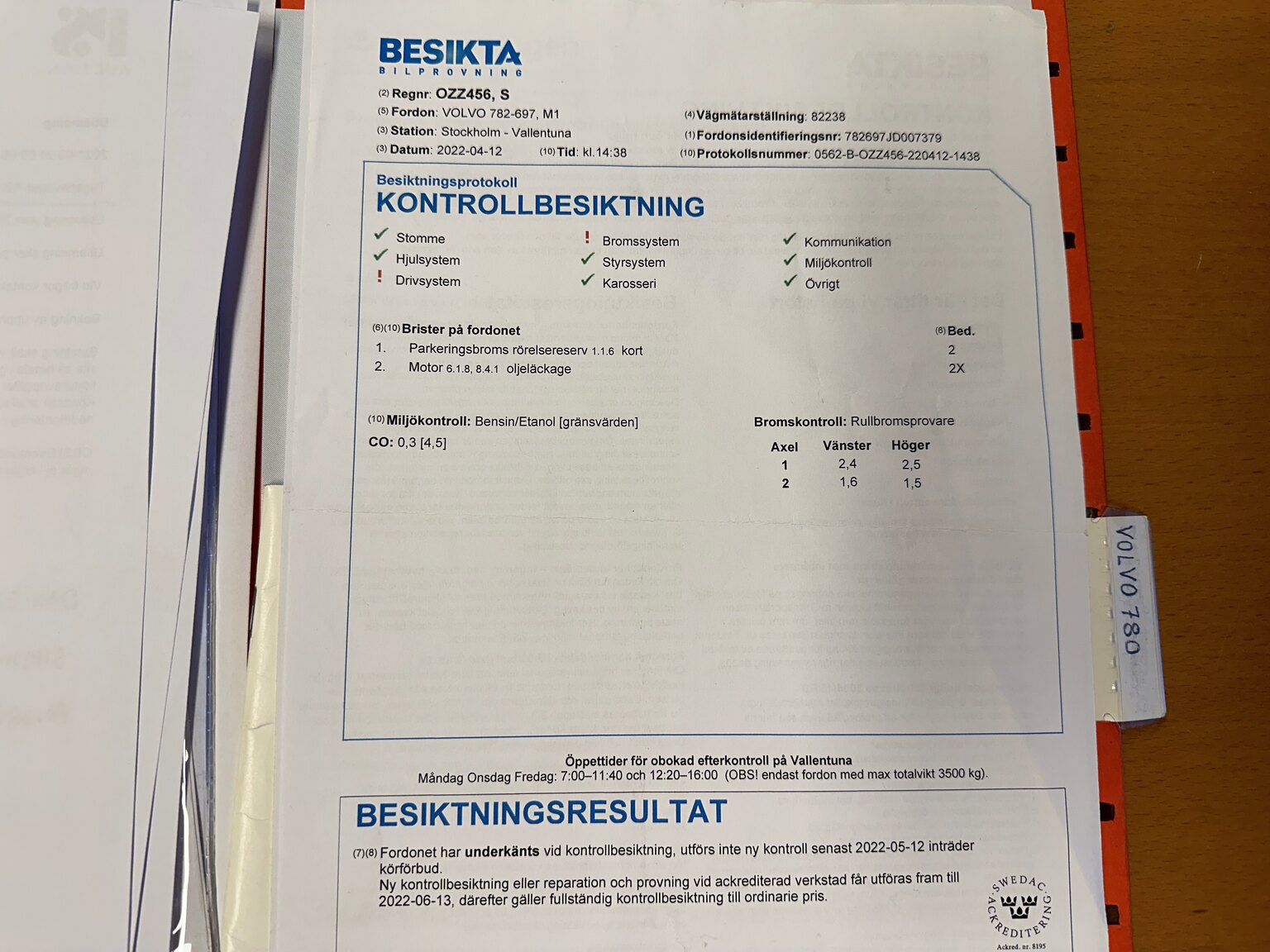 Dokumentation för 1988 Volvo 780 Bertone Coupé