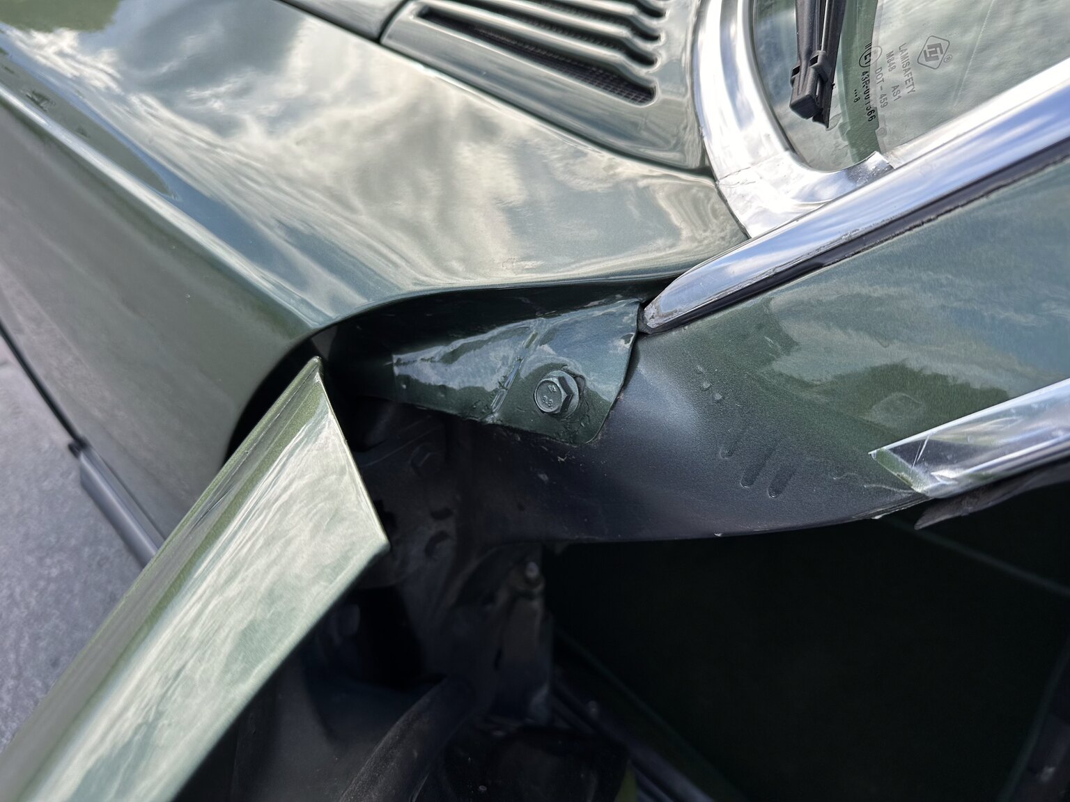 Interiörbild 1974 Mercedes Benz 450 SLC (54)