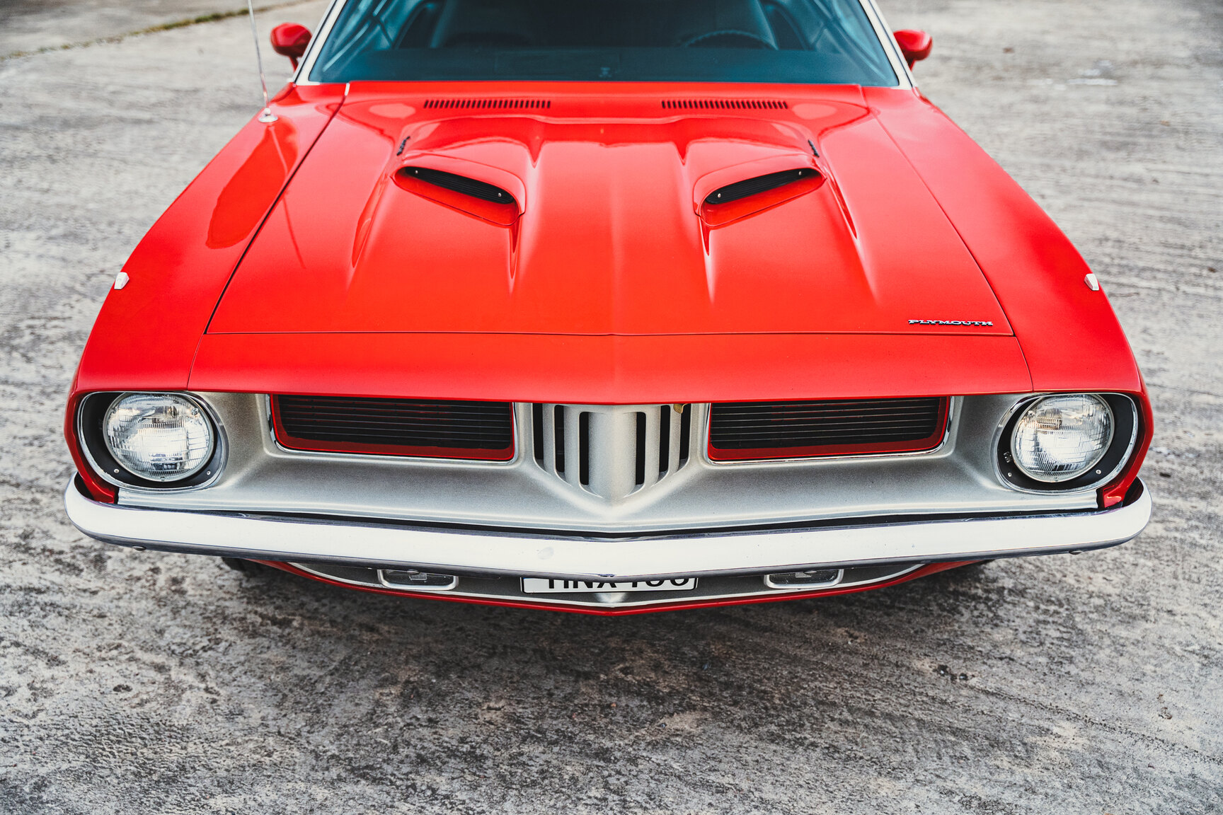 Aussenfoto 1972 Plymouth Cuda 340