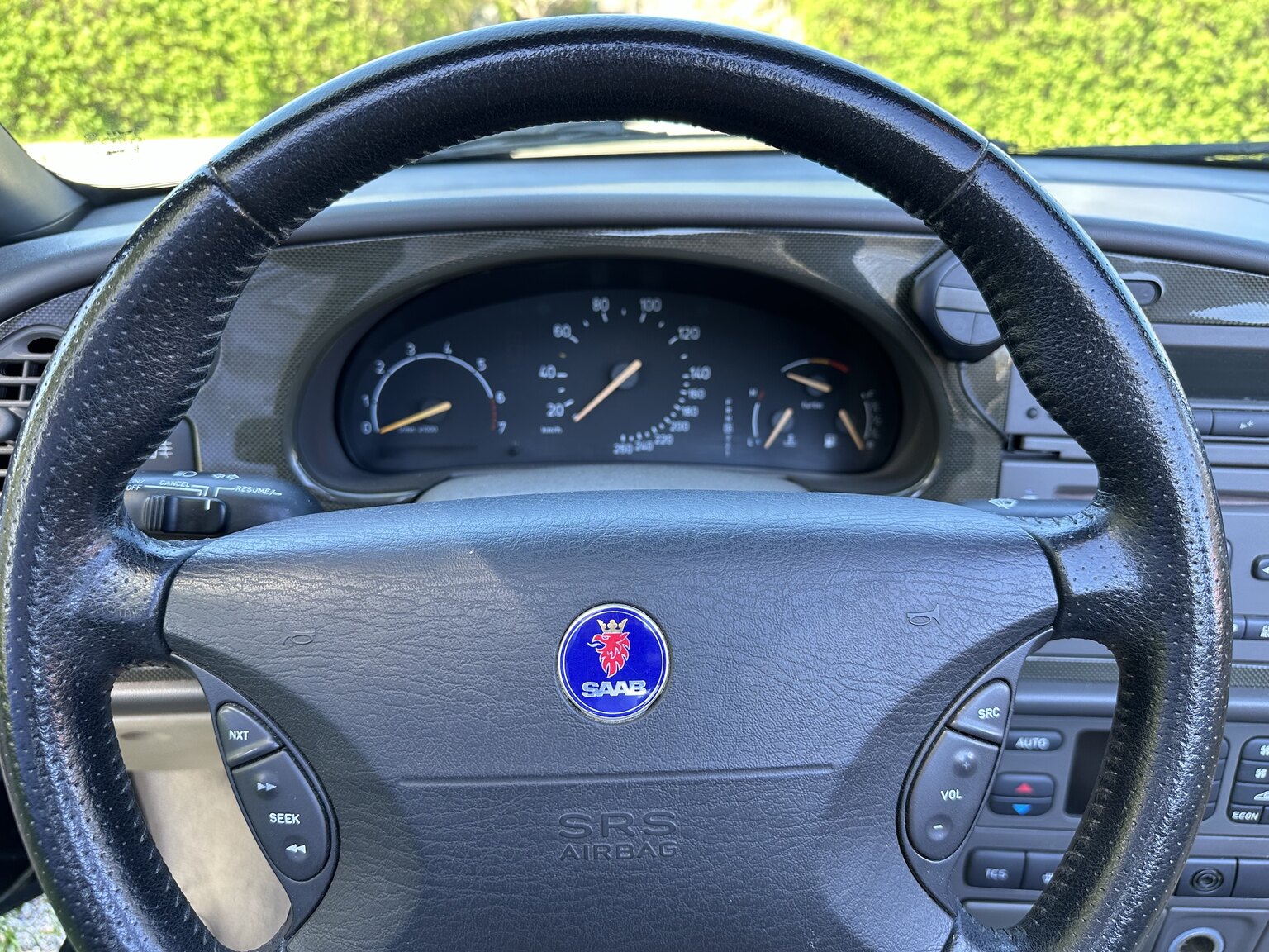 Interiörbild 2003 SAAB 9-3 Aero Turbo Cabriolet