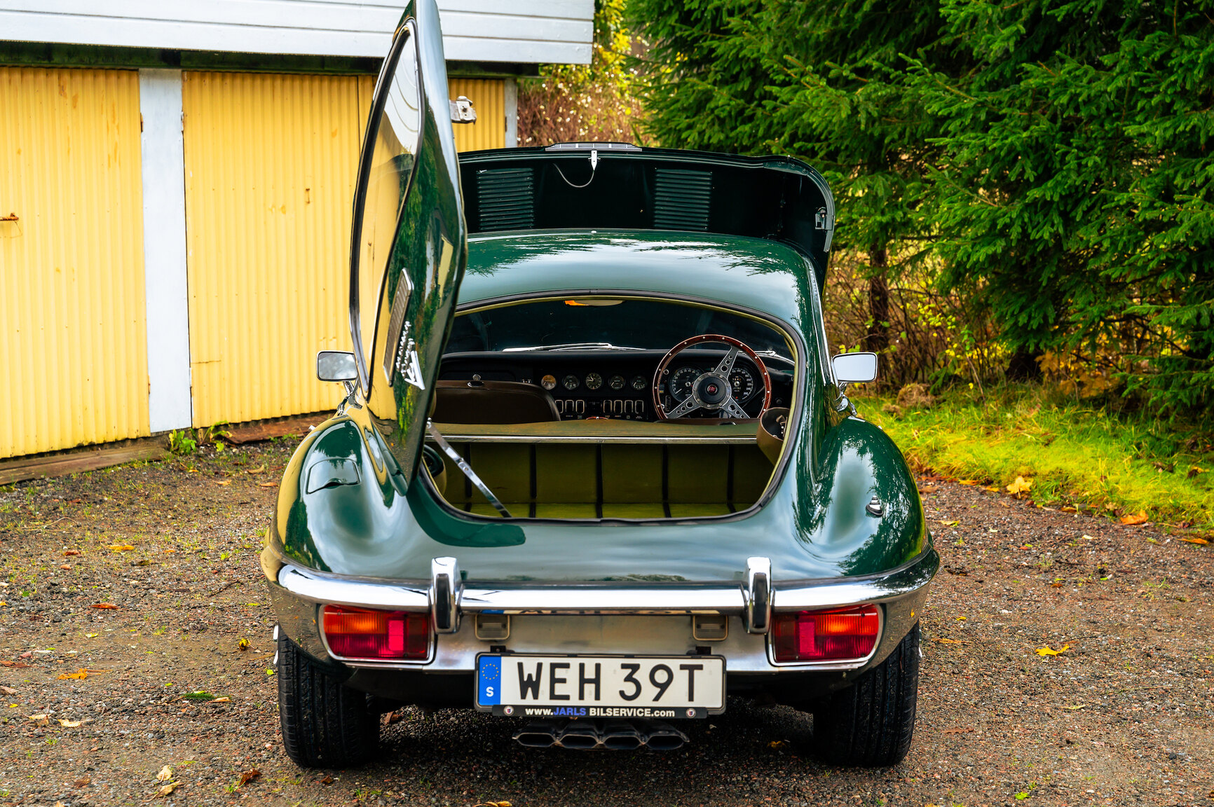 Exteriörbild på 1973 Jaguar E-Type V12