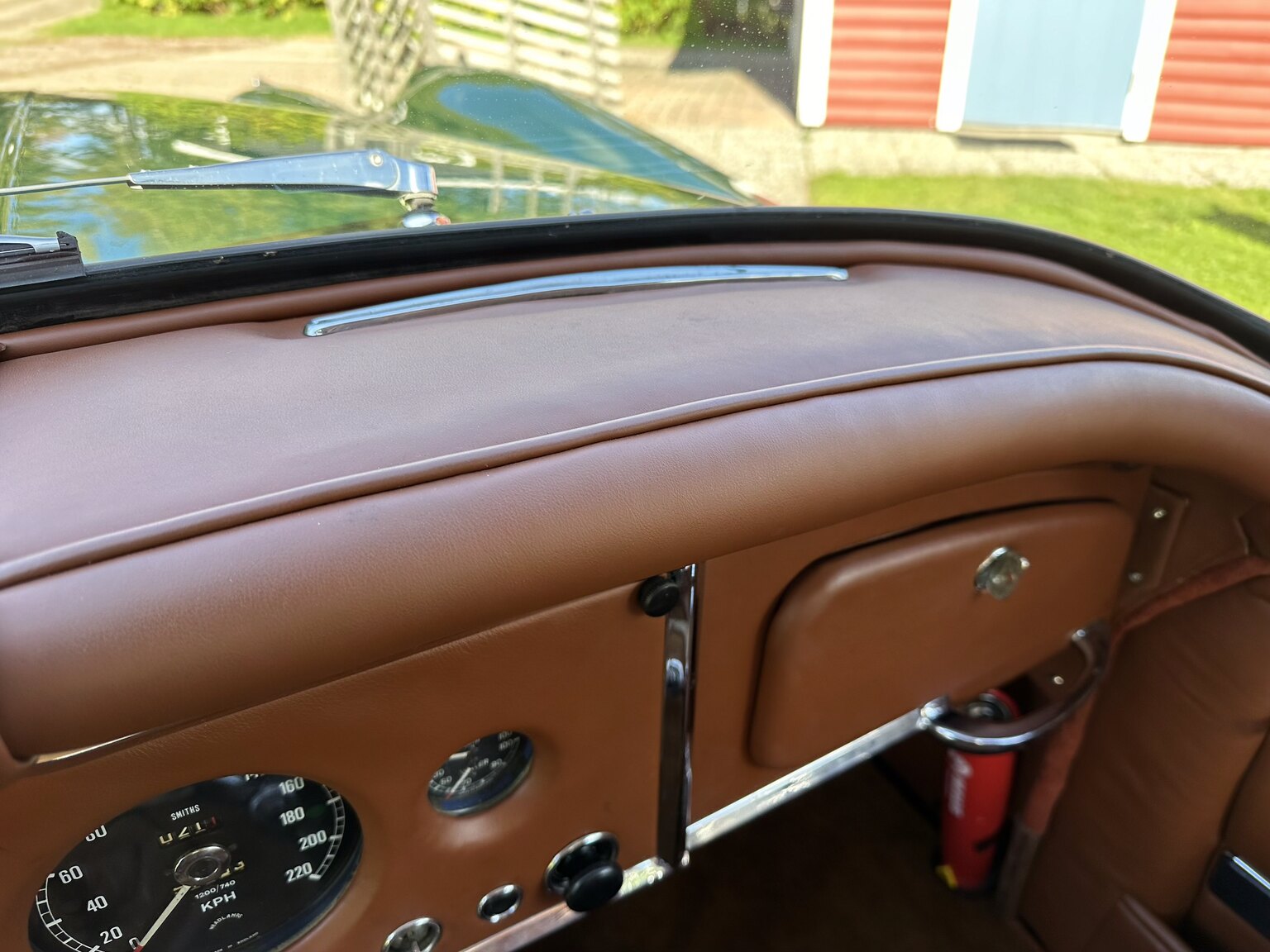 Interiörbild 1958 Jaguar XK150