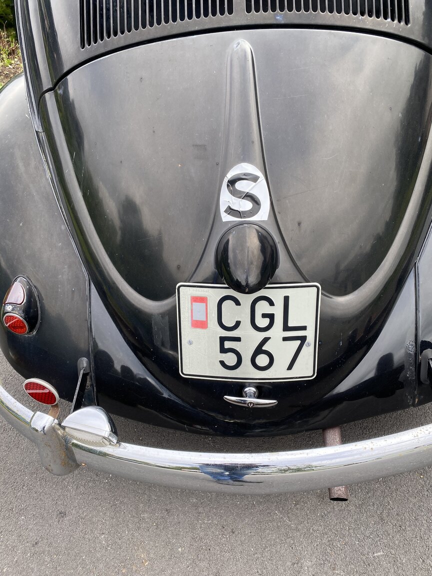 Exteriörbild på 1955 Volkswagen Beetle 1200