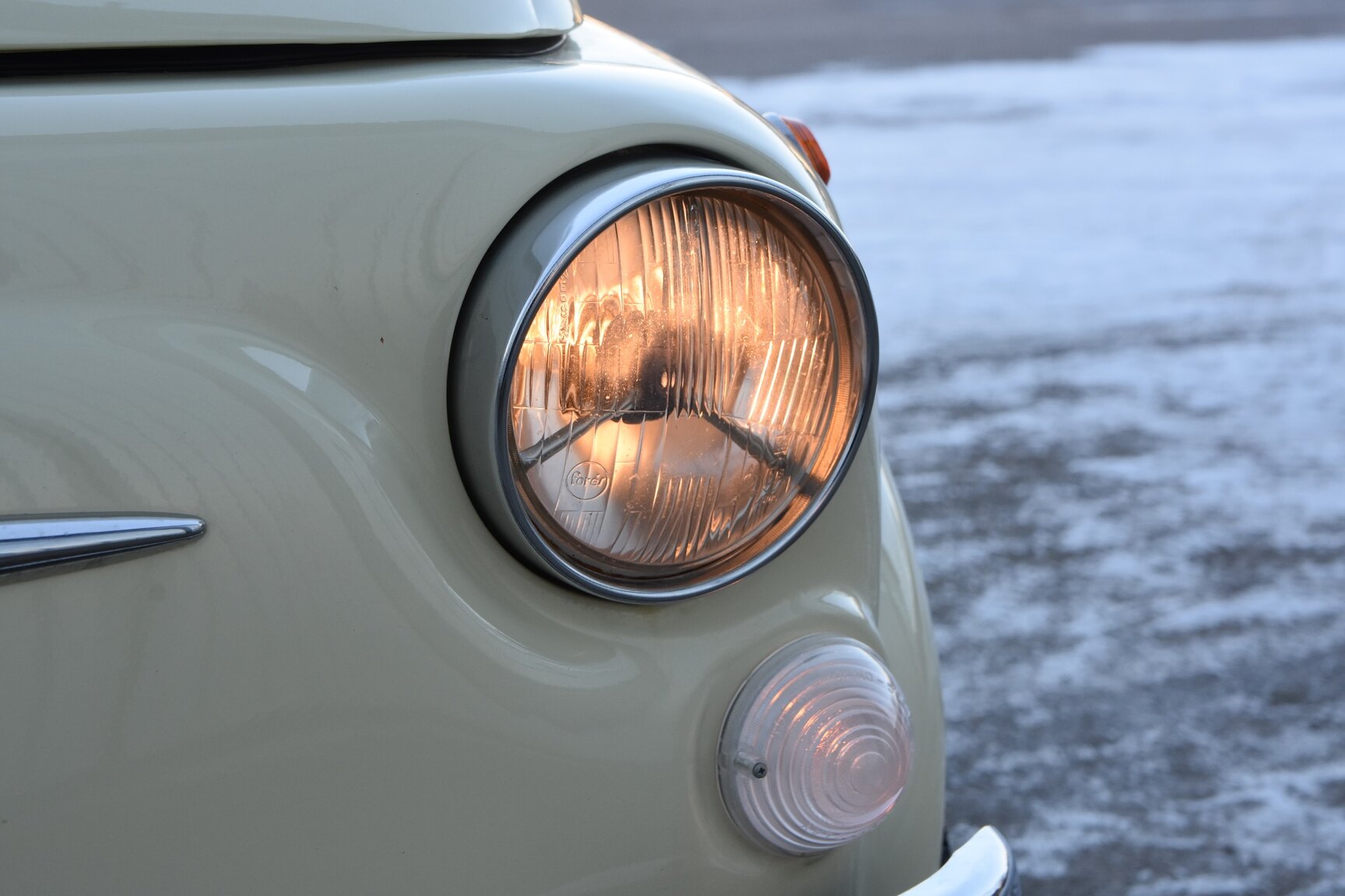 Exteriörbild på 1968 Fiat 500