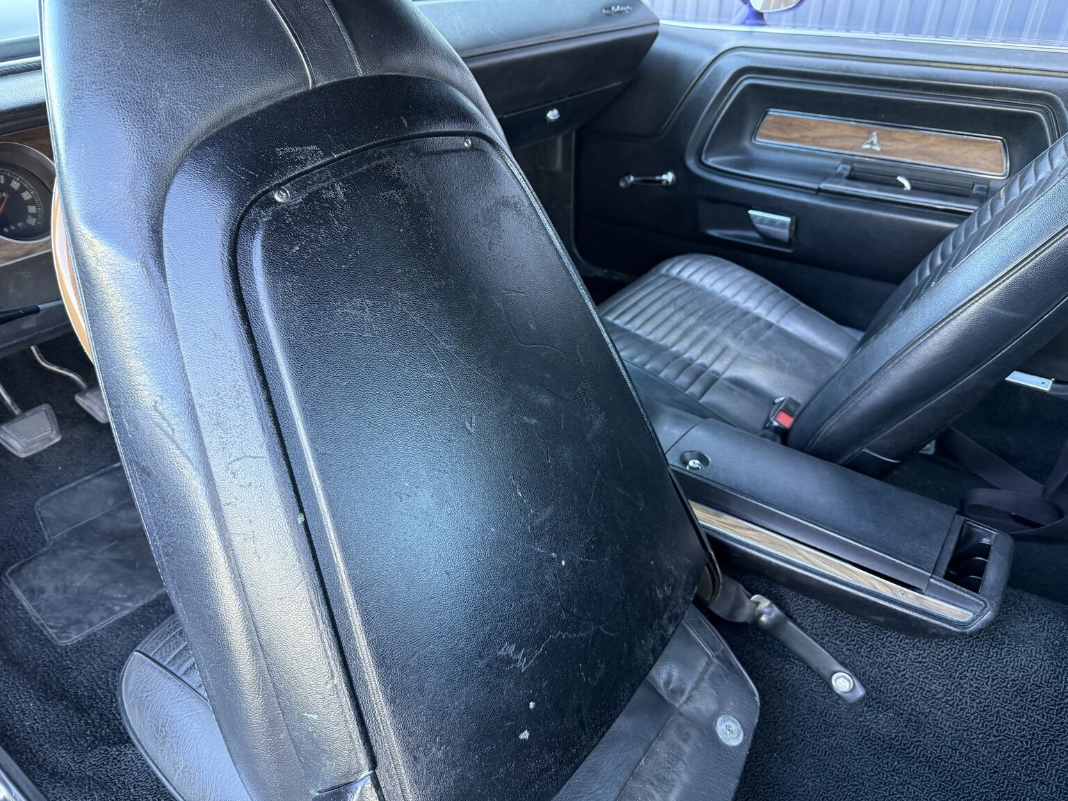 Interiörbild 1970 Dodge Challenger T/A 440 cui