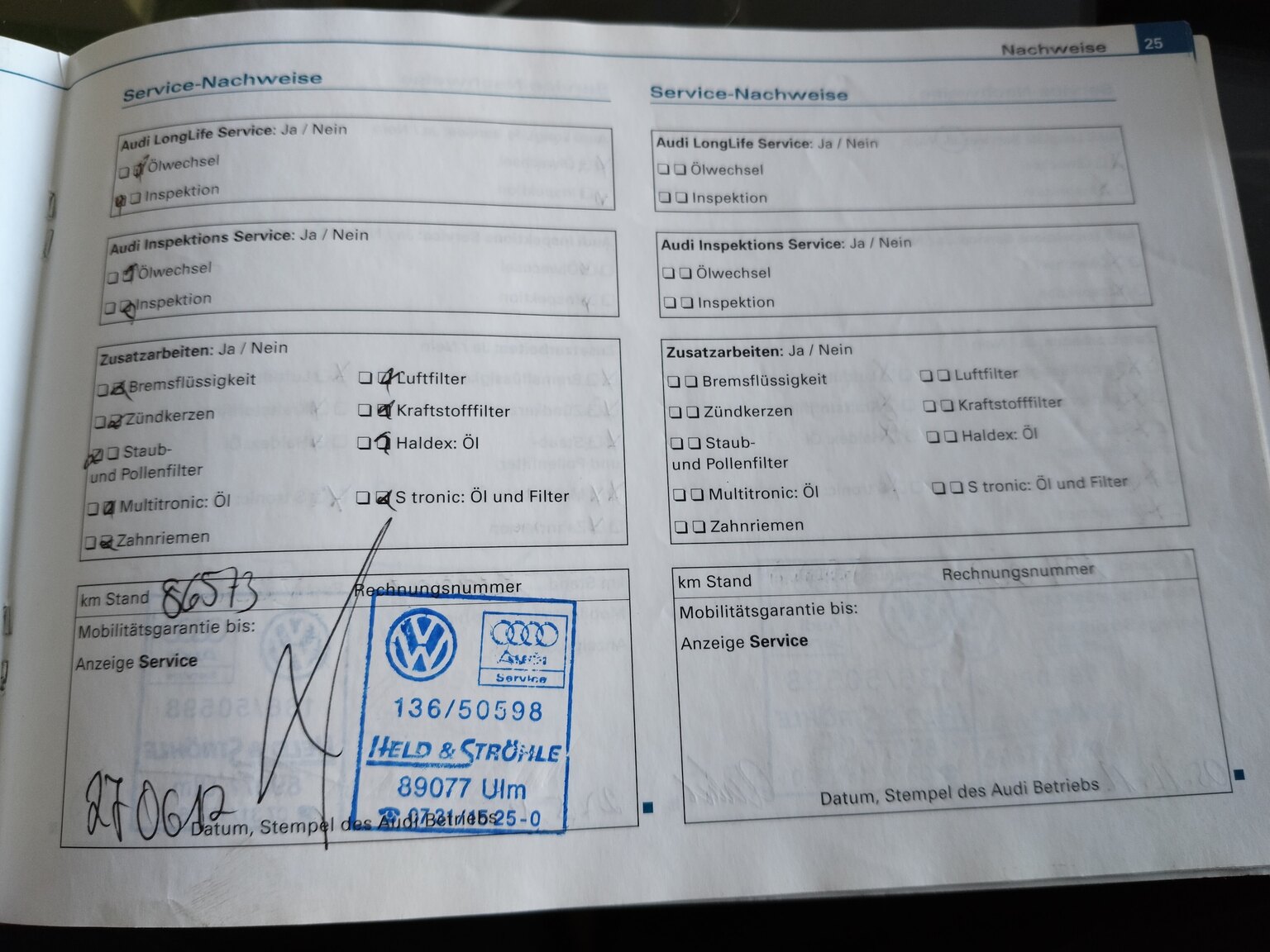 Documentation for 2009 Audi TTS Roadster