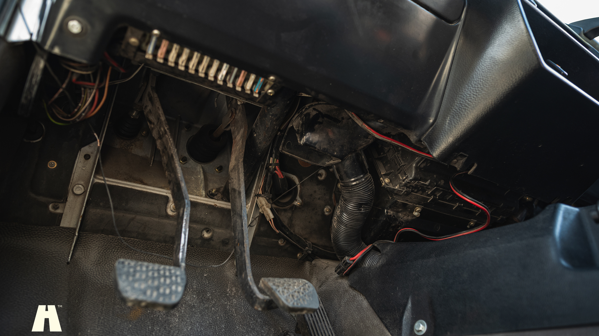 Innenraumfoto von 1985 Mercedes 230GE Cabrio