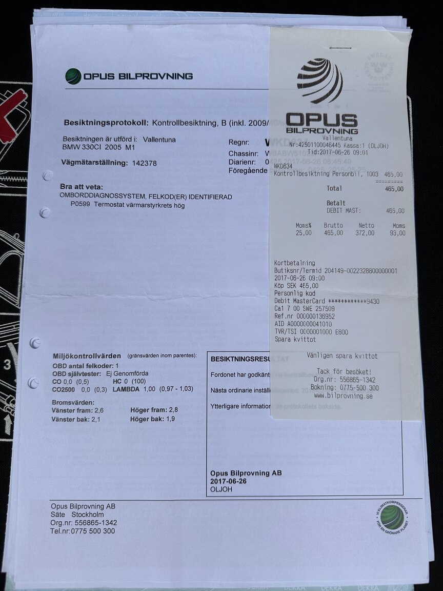 Dokumentation, 2005 BMW 330Ci