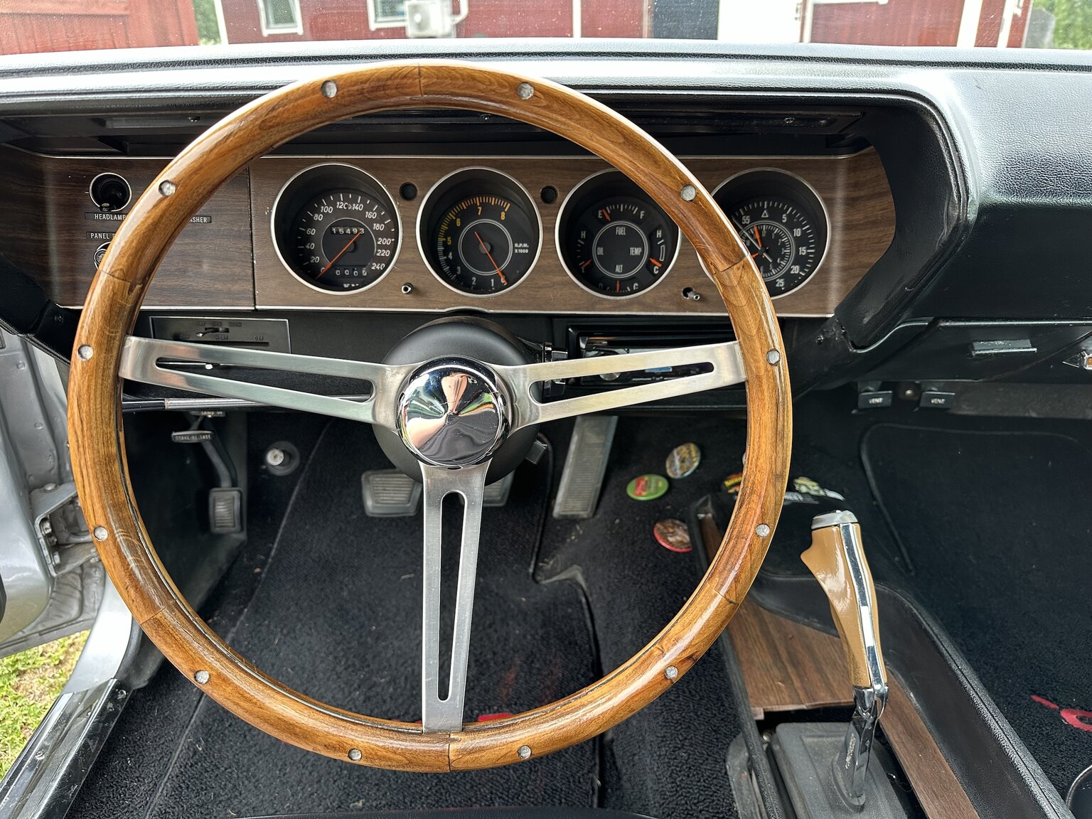 Interiörbild 1970 Plymouth Cuda 383