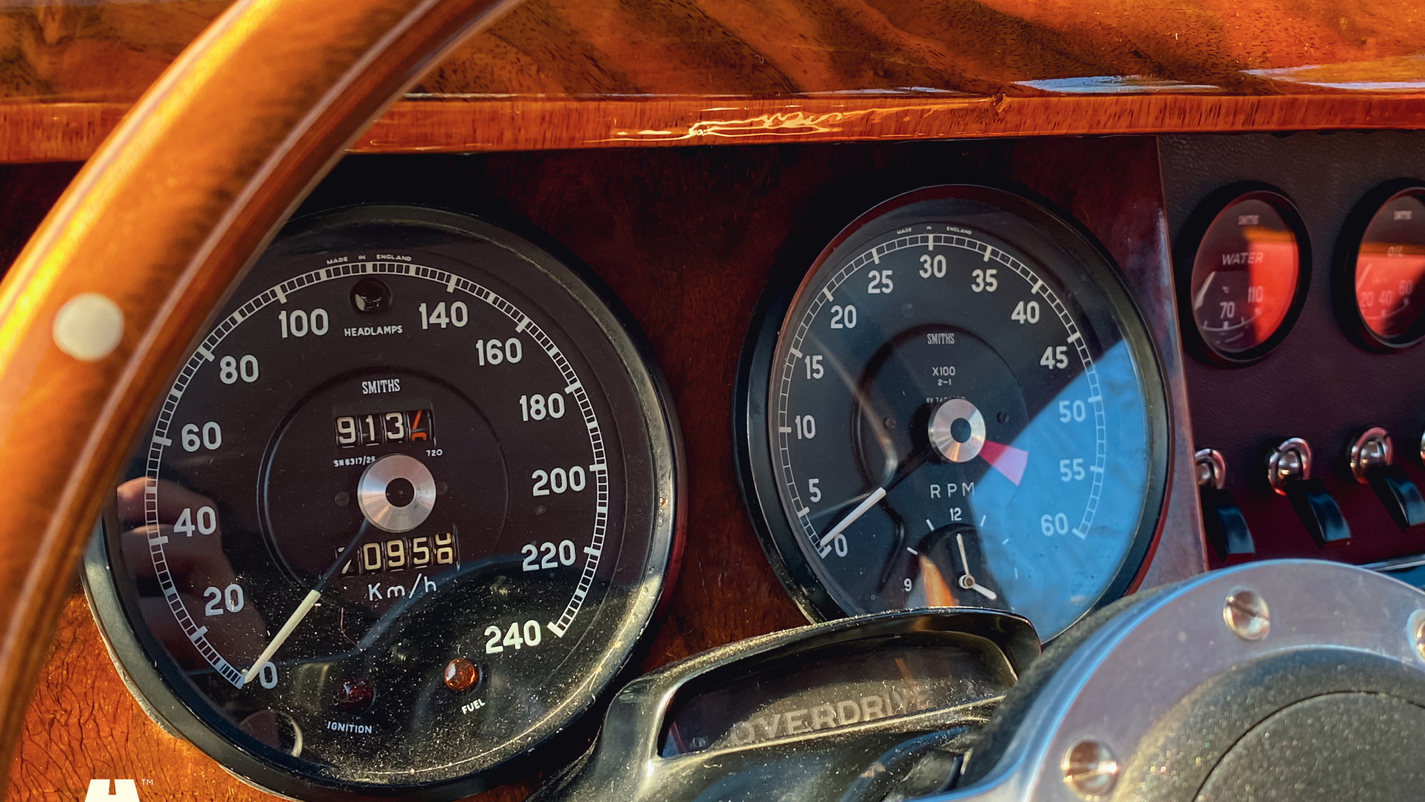 Innenraumfoto von 1961 Jaguar Mark 2
