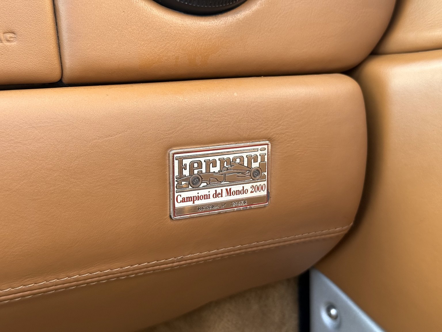 Innenraumfoto von 2001 Ferrari 360 Spider