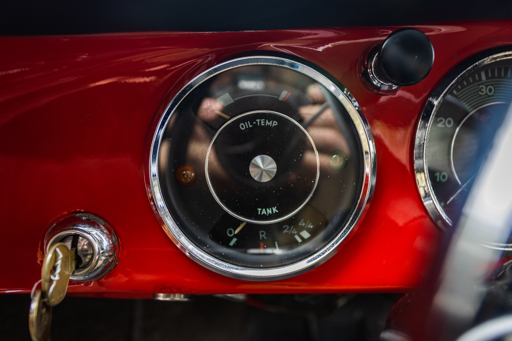 Interiörbild 1962 Porsche 356 BT6 "Notchback"