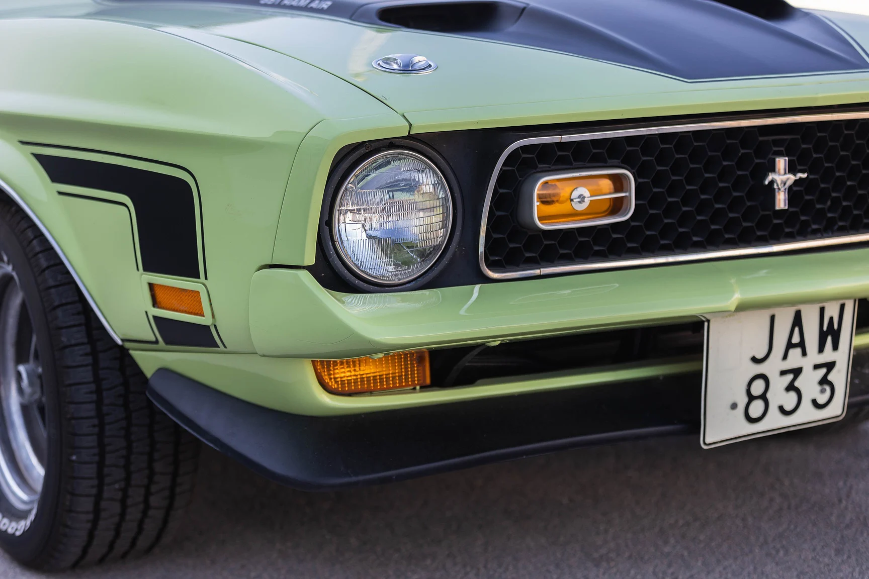 Aussenfoto 1971 Ford Mustang Mach 1 351cui (19)