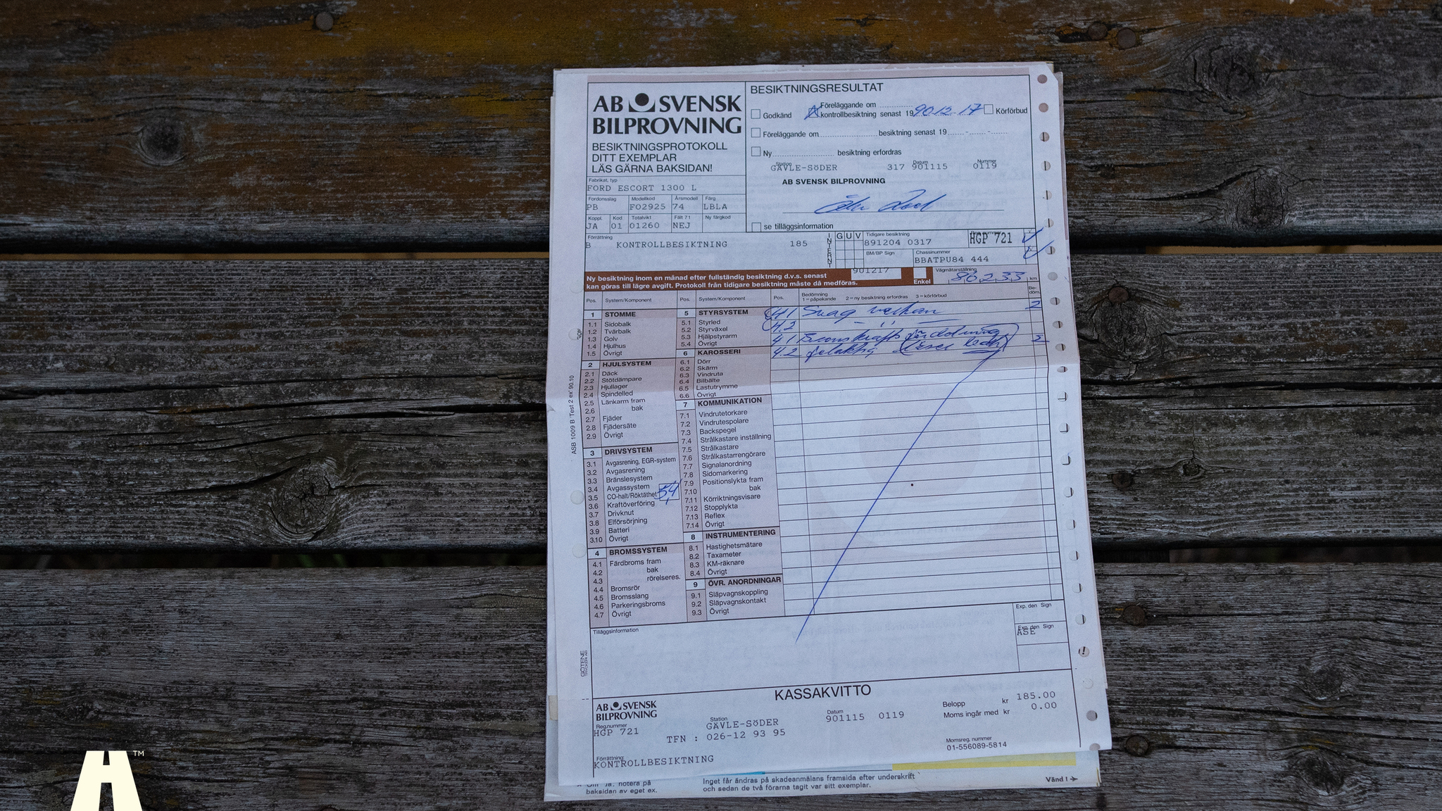 Dokumentation för 1974 Ford Escort MK1