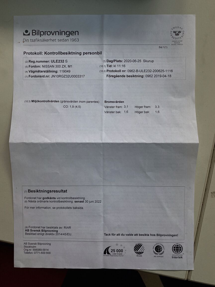 Documentation for 1991 NISSAN 300 ZX