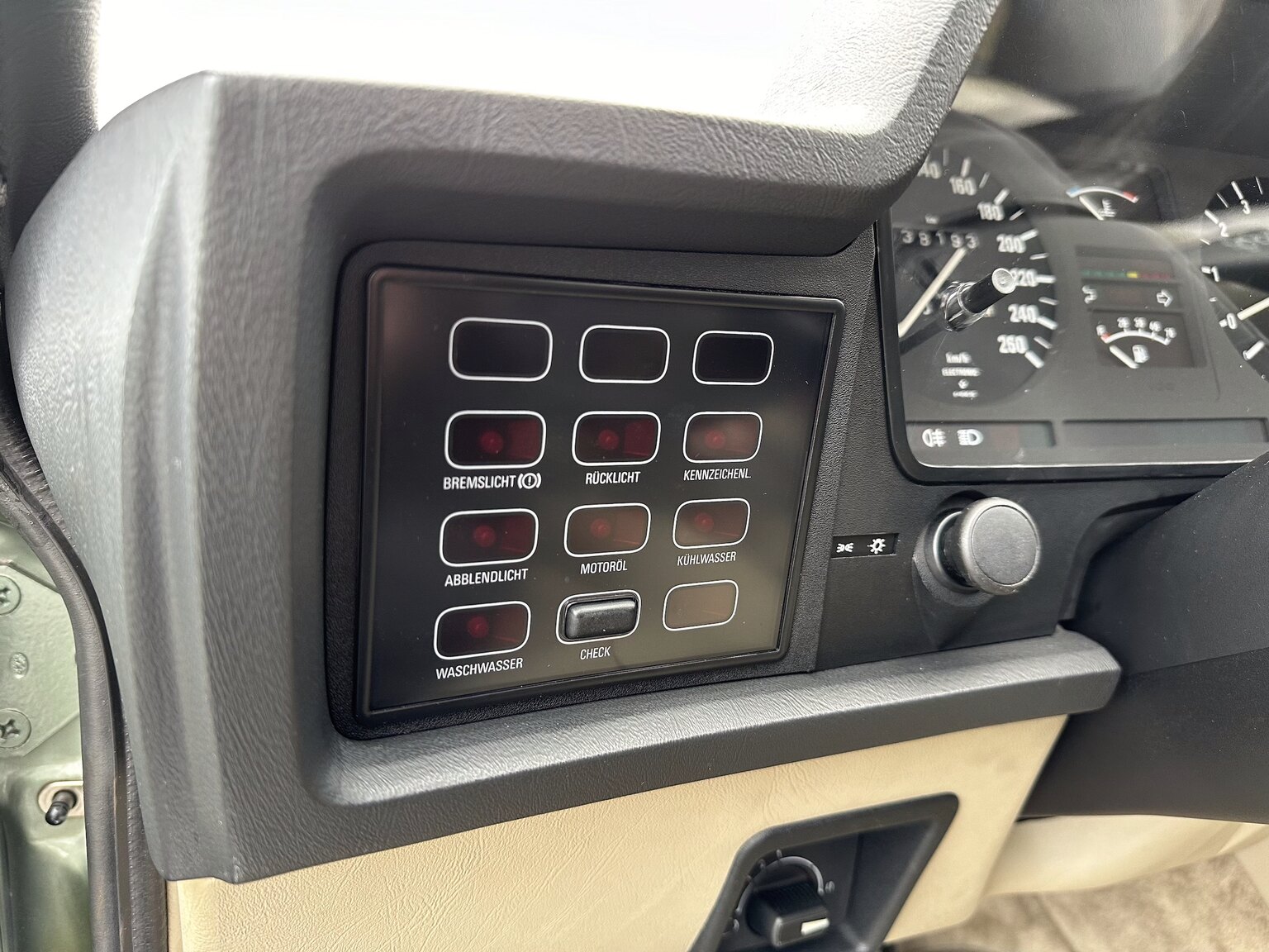 Interiörbild 1986 BMW 635CSi