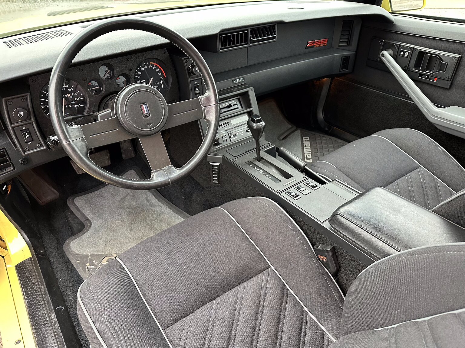 Interior image of 1987 Chevrolet Camaro Z28