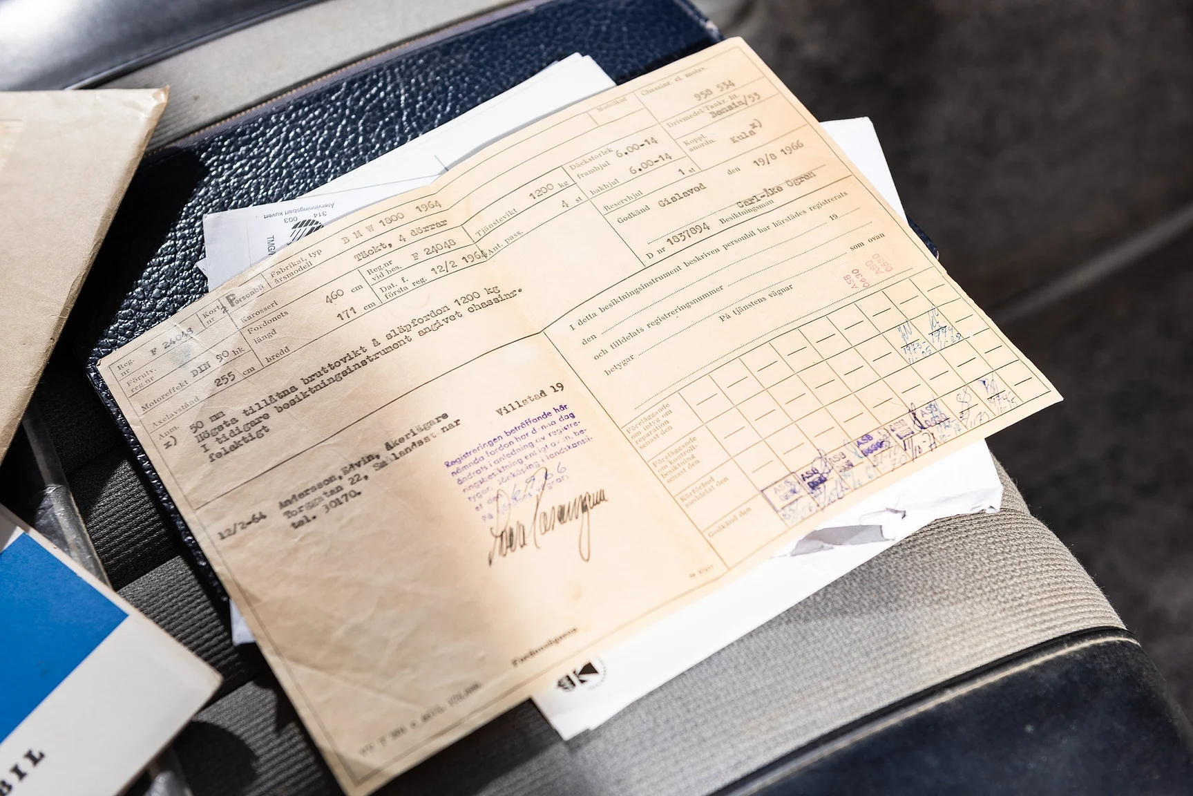 Dokumentation för 1964 BMW 1800 (10)