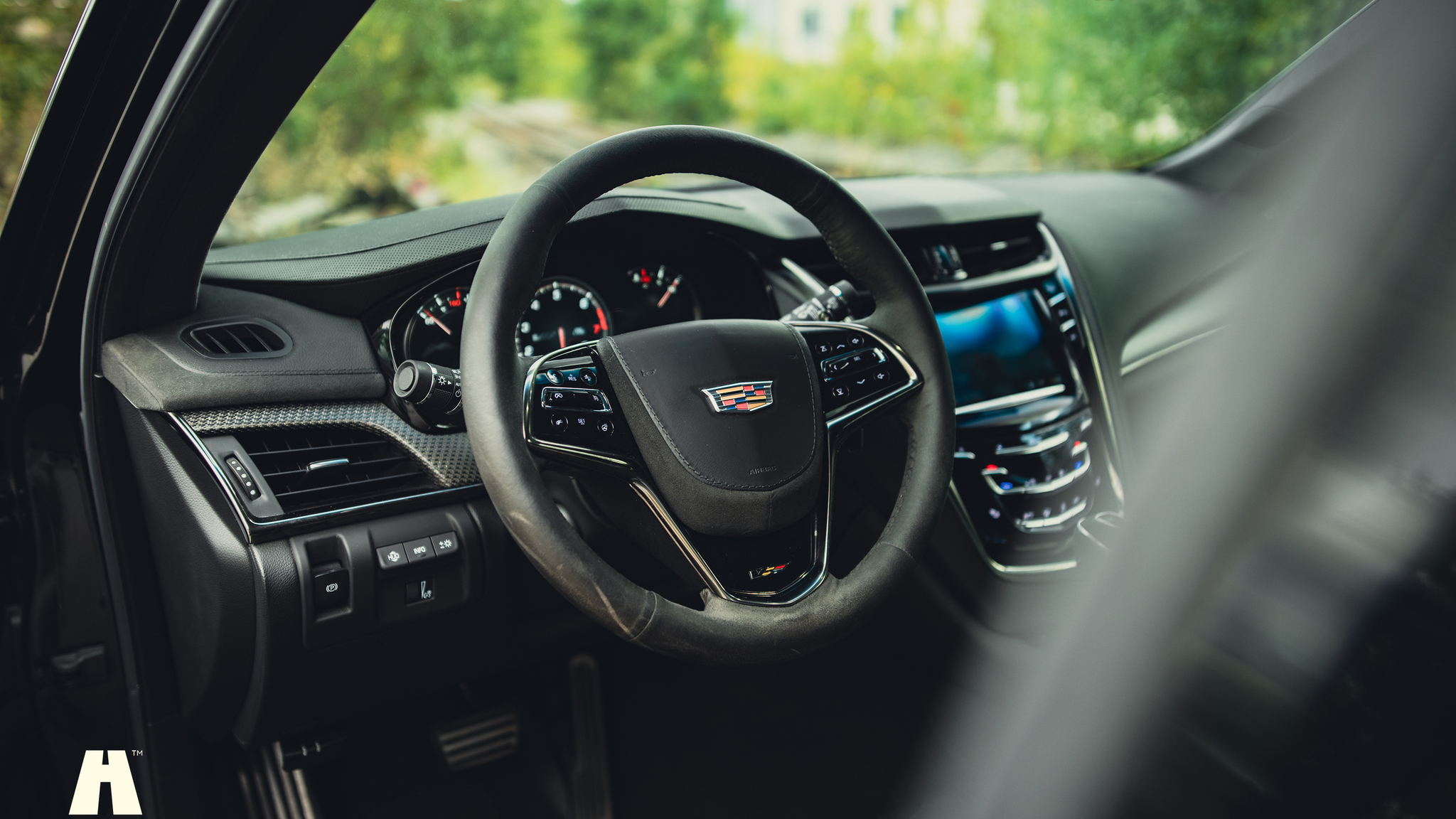 Interiörbild 2018 Cadillac CTS-V Carbon Package