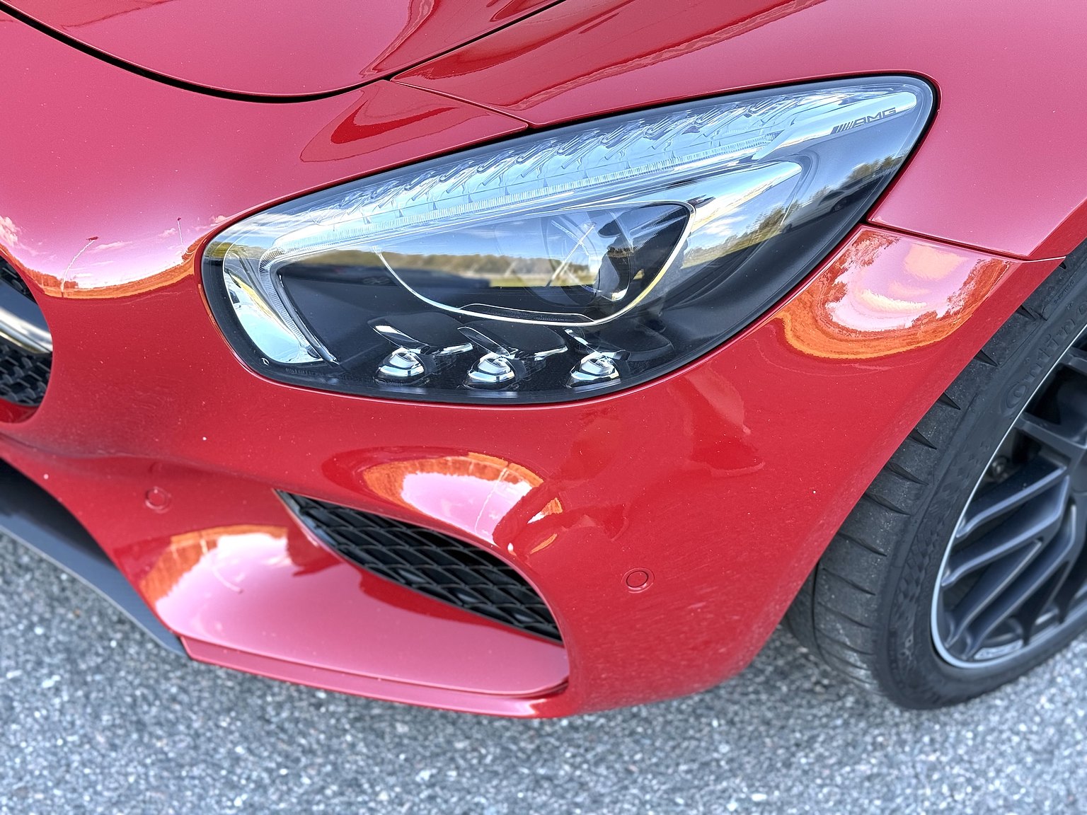 Exterior image of 2015 Mercedes-AMG GT S