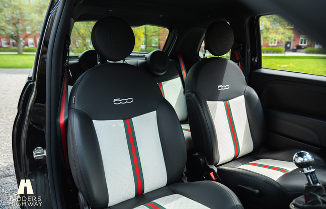 Fiat 500 by Gucci interior