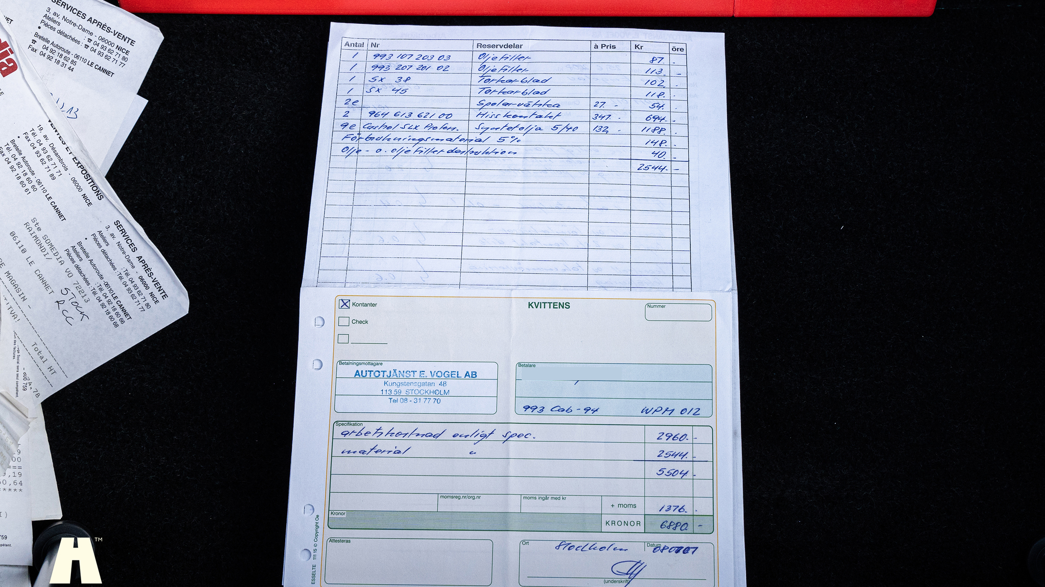 Dokumentation för 1994 Porsche 993 Cabriolet (39)