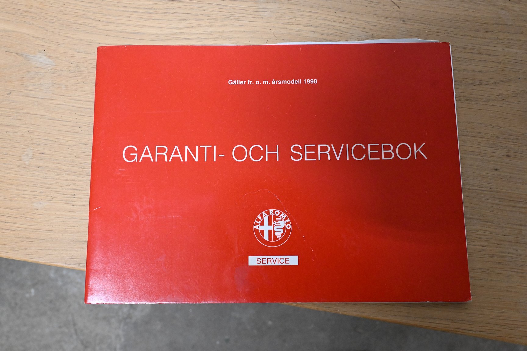 Dokumentation för 2000 Alfa Romeo 156 Sportwagon TS Selespeed Distinctive