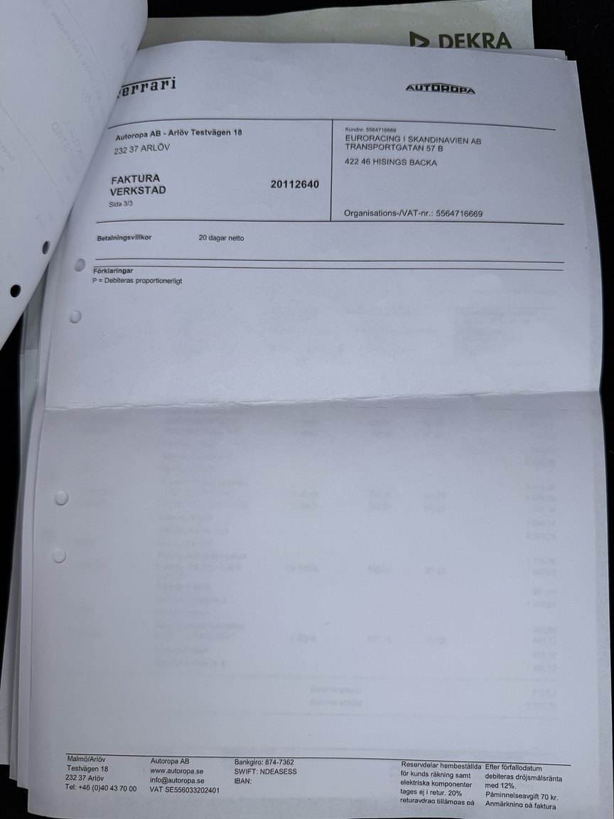 Dokumentation för 2003 Ferrari 575M Maranello